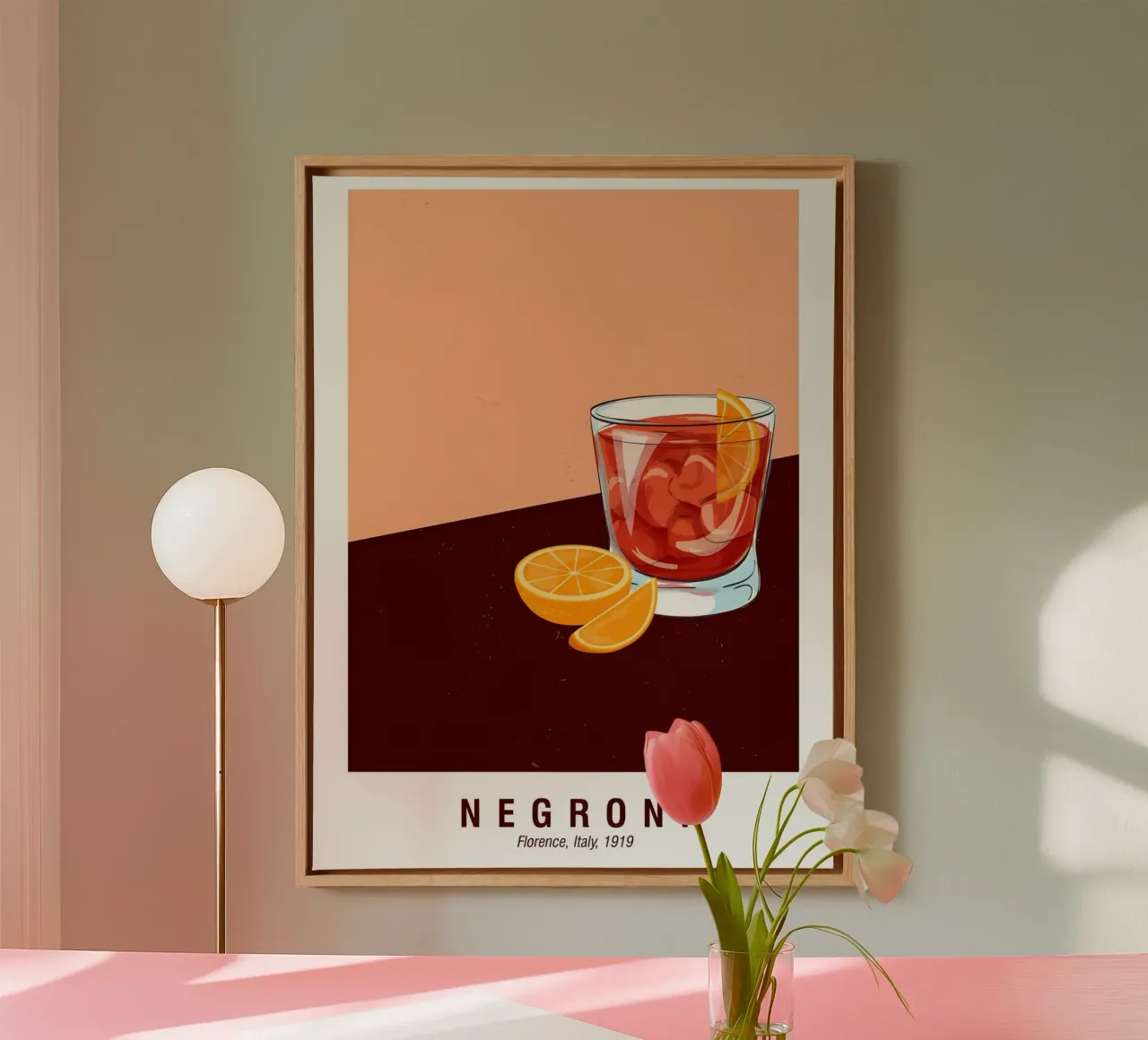 Negroni Firenze Italia 1919 tela con Cornice a cassetta da janetlynn