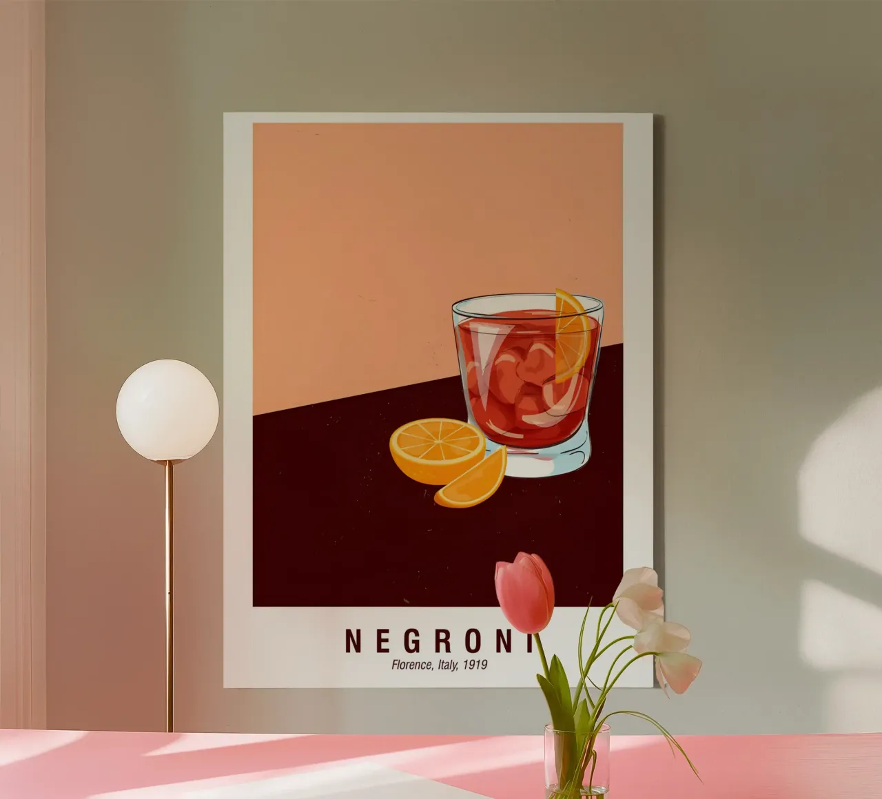 Negroni Firenze Italia 1919 tela con Cornice a cassetta da janetlynn