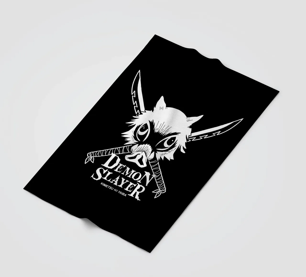 Logomasker Demendoder fleecedeken van https://www.juniqe.com/uk/shop/Henndraws