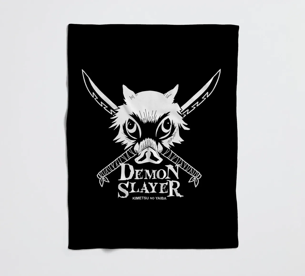Logomasker Demendoder fleecedeken van https://www.juniqe.com/uk/shop/Henndraws