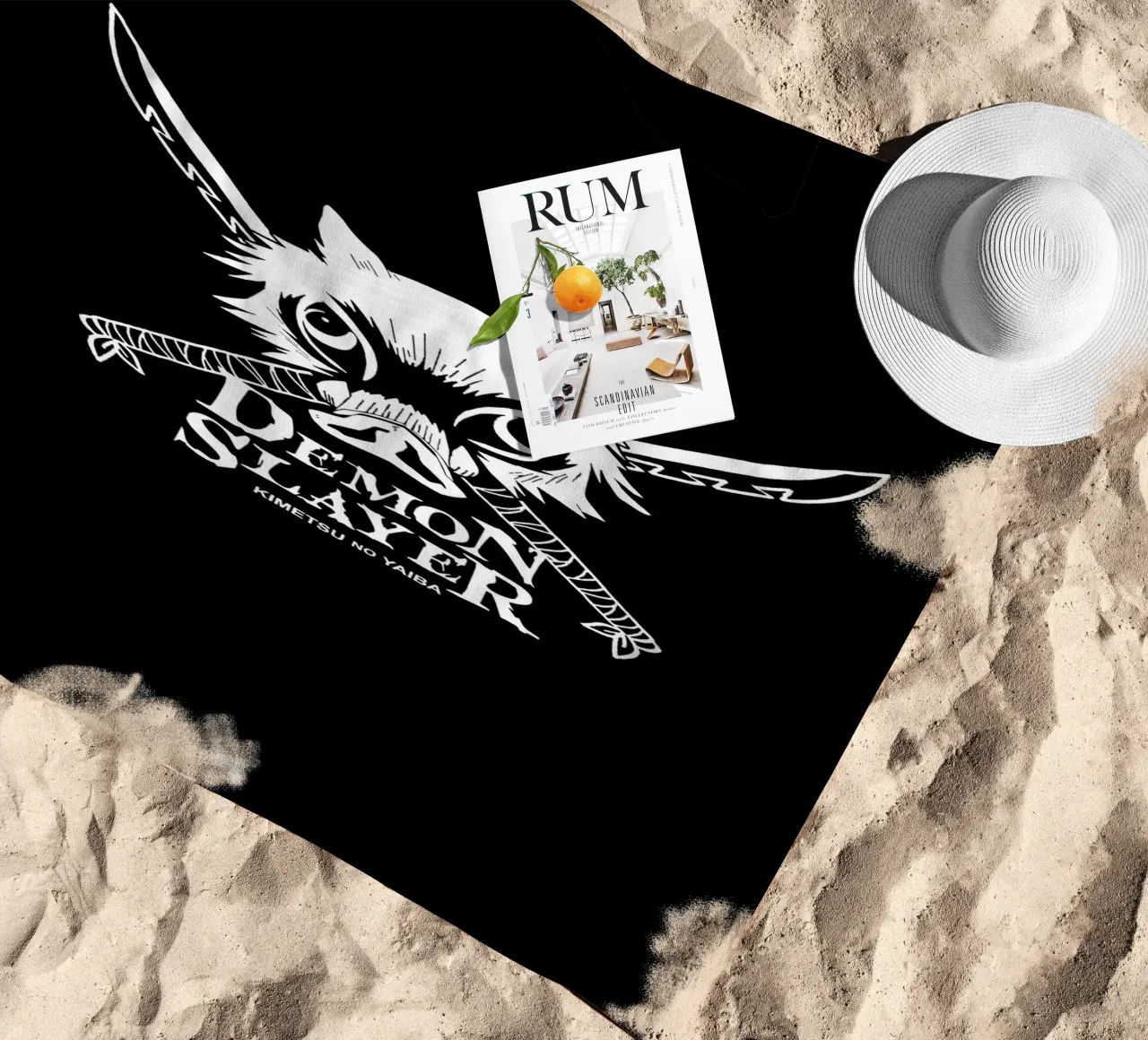 Logomasker Demendoder strandhanddoek van https://www.juniqe.com/uk/shop/Henndraws