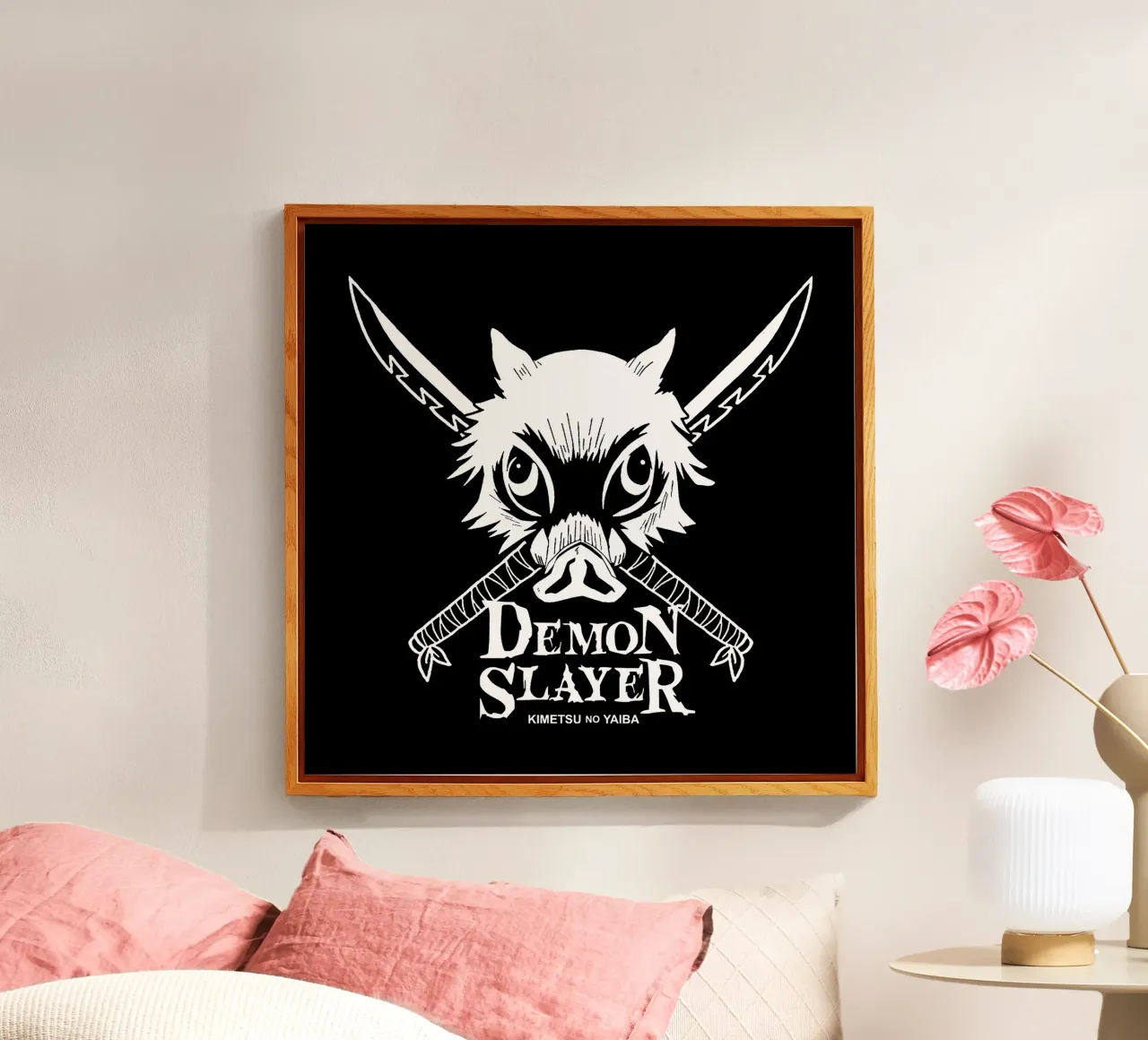 Logomasker Demendoder acryl van https://www.juniqe.com/uk/shop/Henndraws