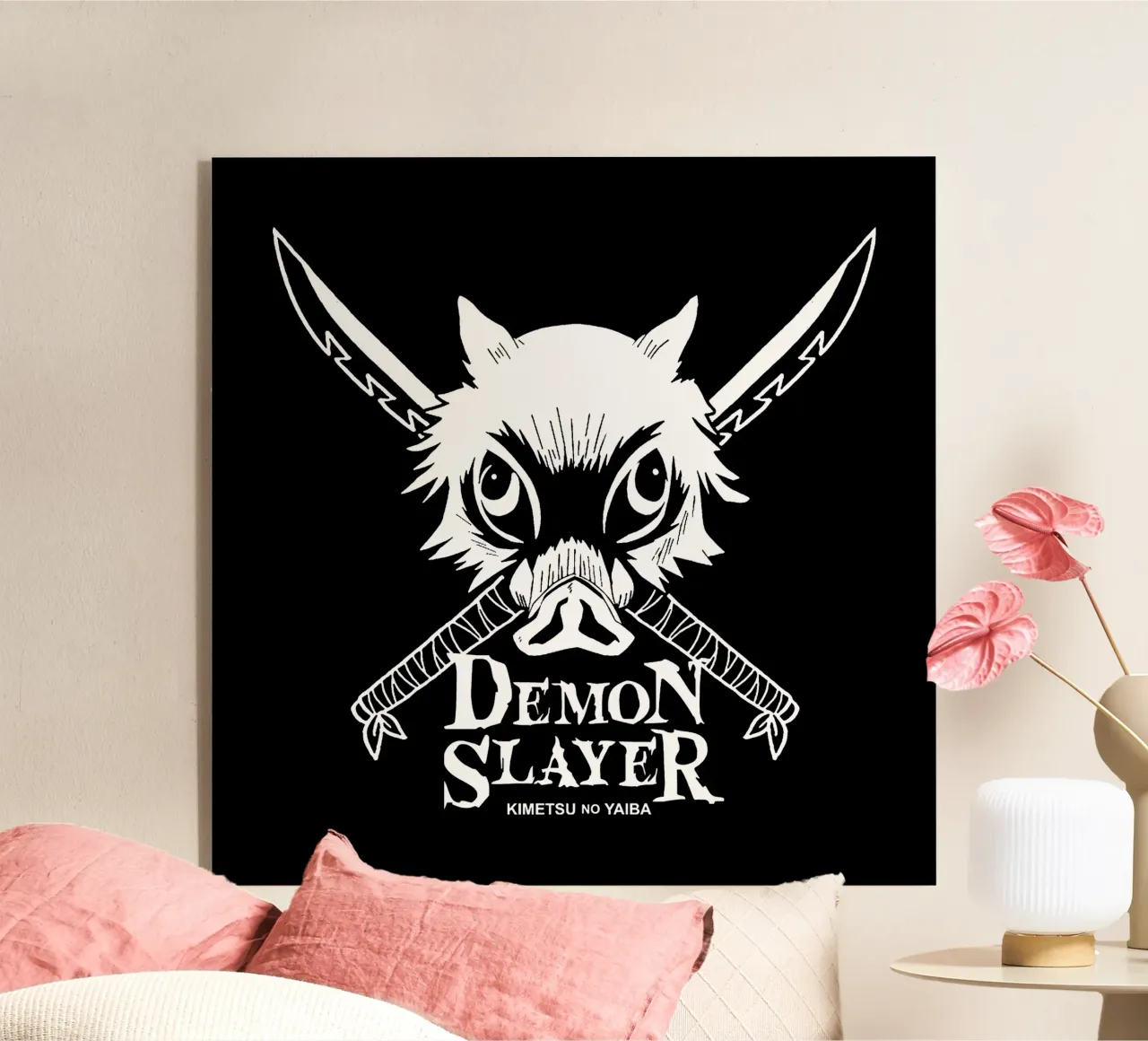 Logomasker Demendoder acryl van https://www.juniqe.com/uk/shop/Henndraws