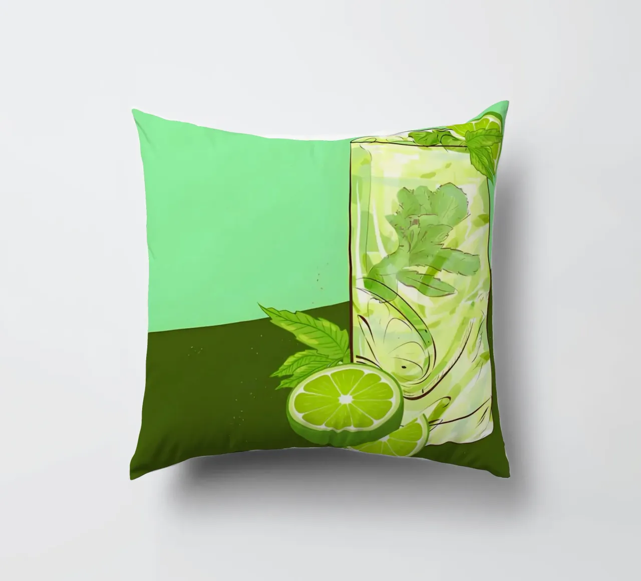 Mojito Avana Cuba 1940 cuscino da janetlynn
