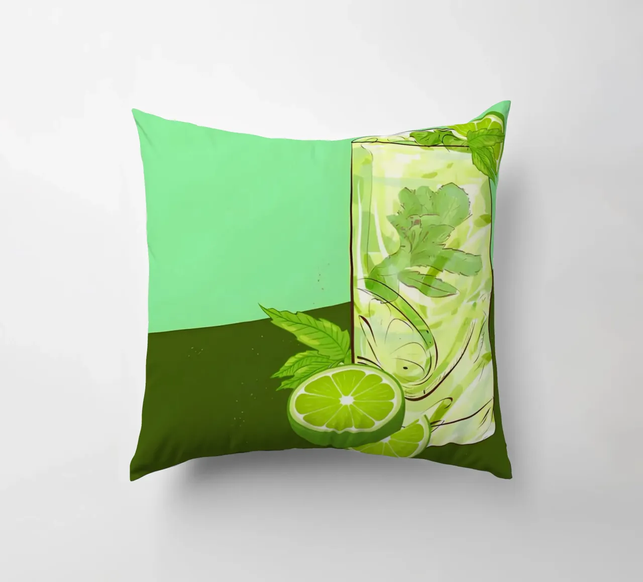 Mojito Avana Cuba 1940 cuscino da janetlynn