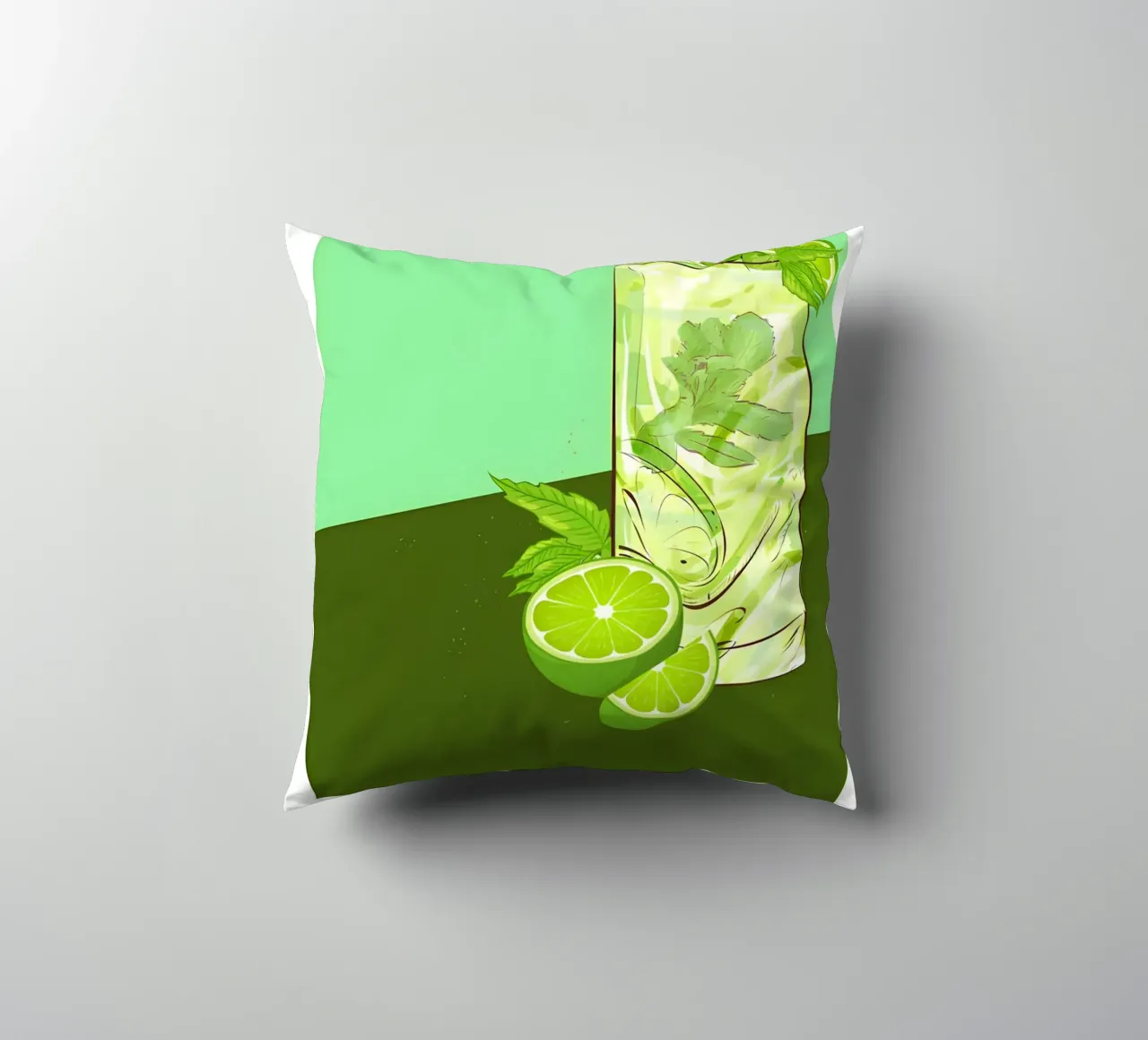 Mojito Avana Cuba 1940 cuscino da janetlynn