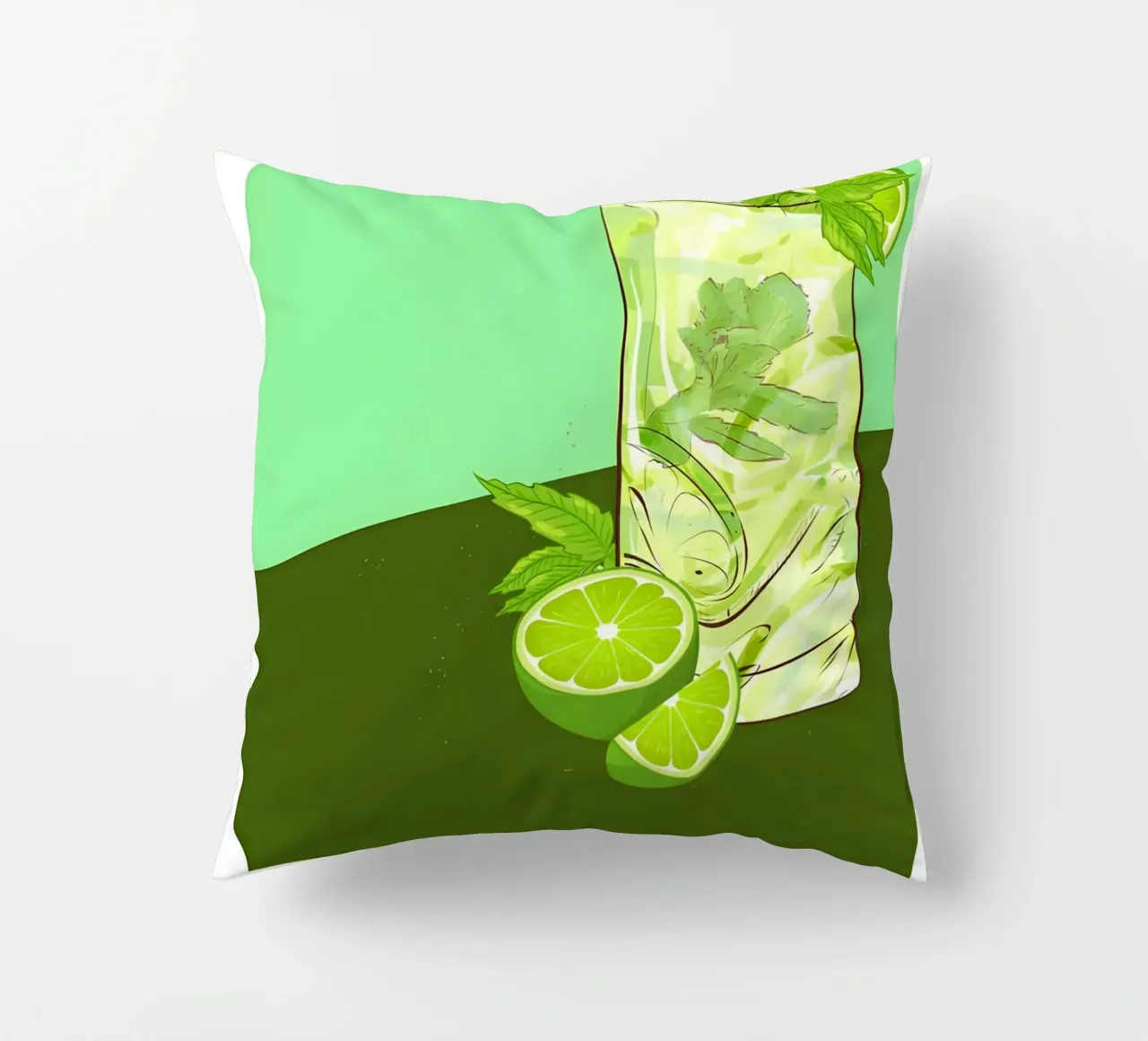 Mojito Avana Cuba 1940 cuscino da janetlynn
