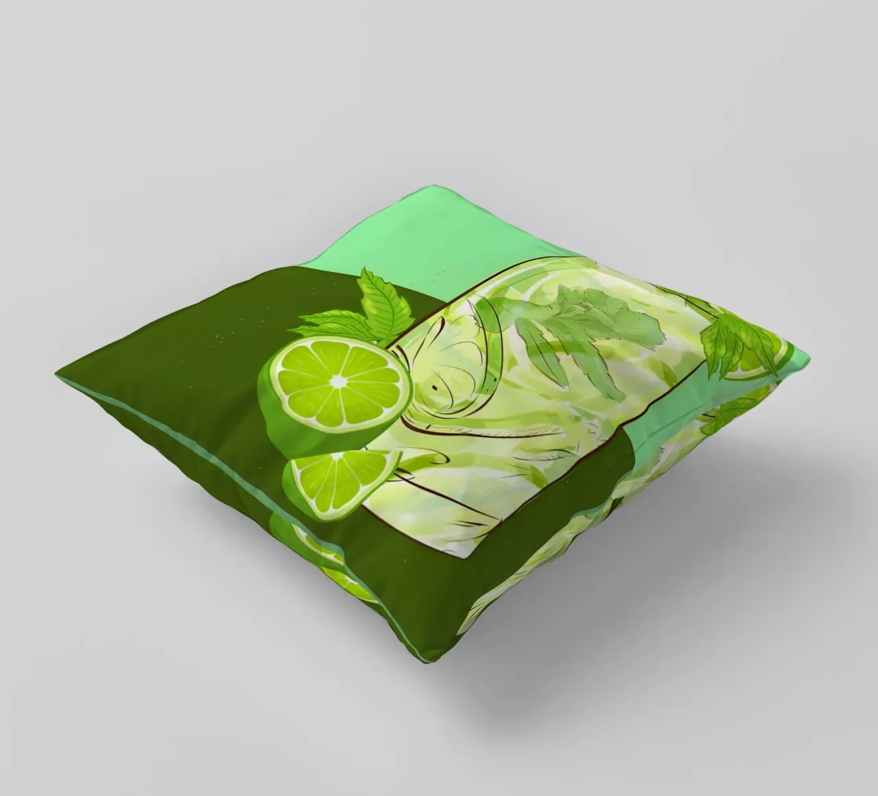 Mojito Avana Cuba 1940 cuscino da janetlynn