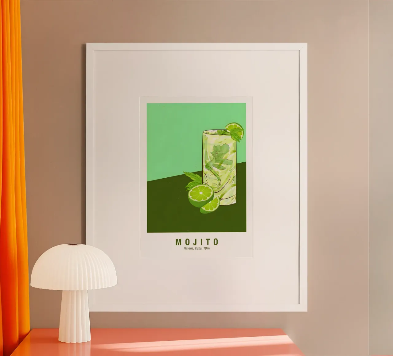 Mojito Avana Cuba 1940 poster da janetlynn