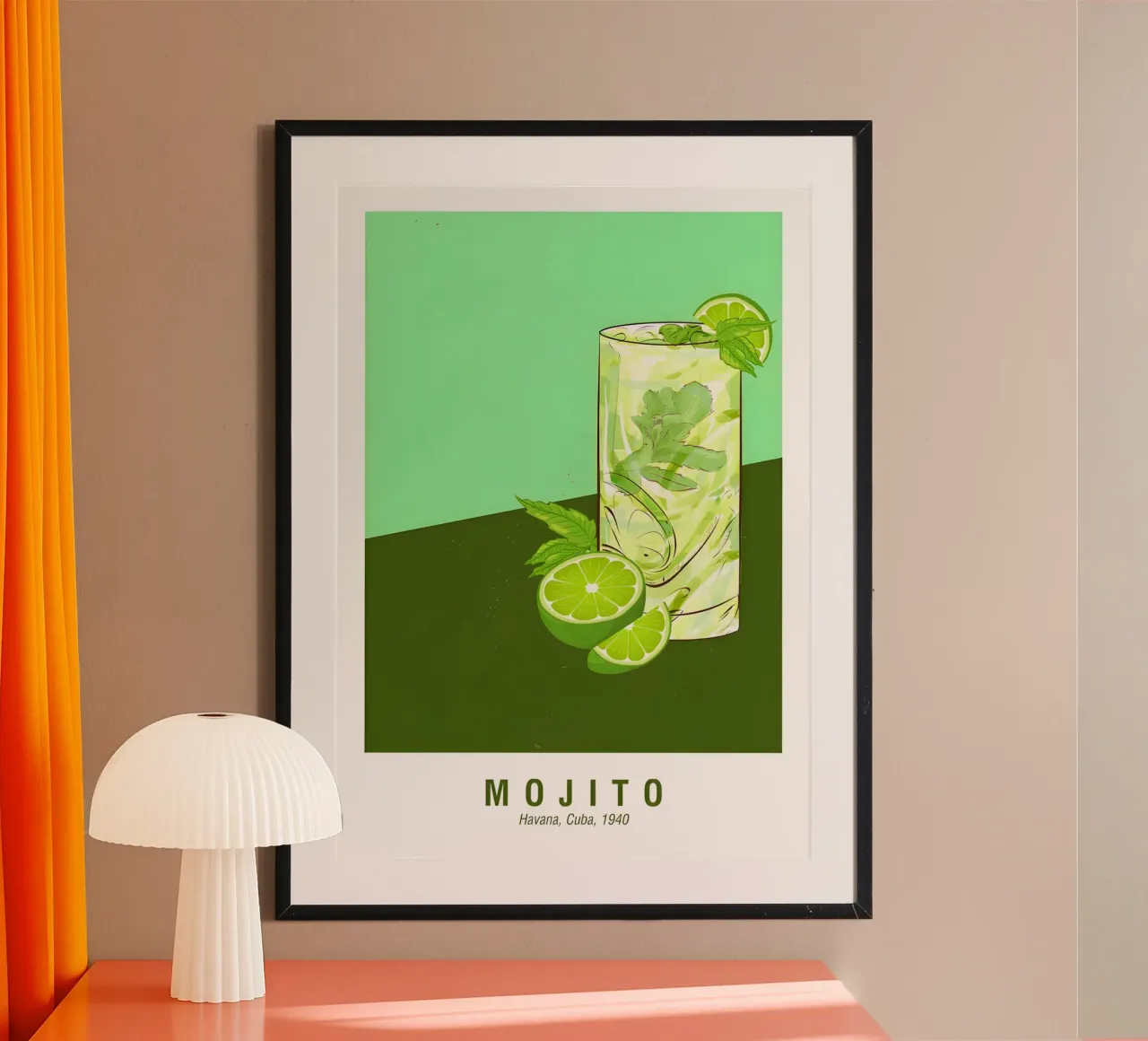 Mojito Avana Cuba 1940 poster da janetlynn