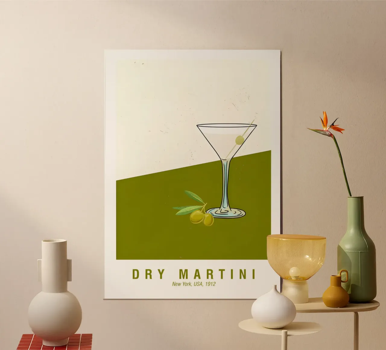 Martini Dry New York USA 1912 poster da janetlynn