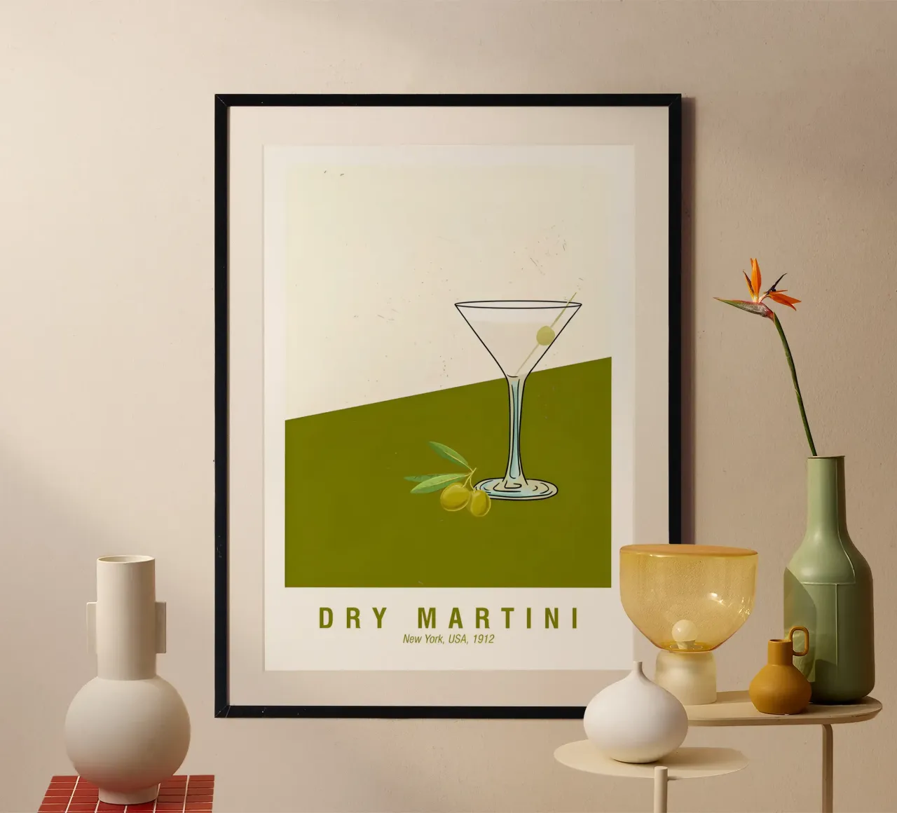 Martini Dry New York USA 1912 poster da janetlynn