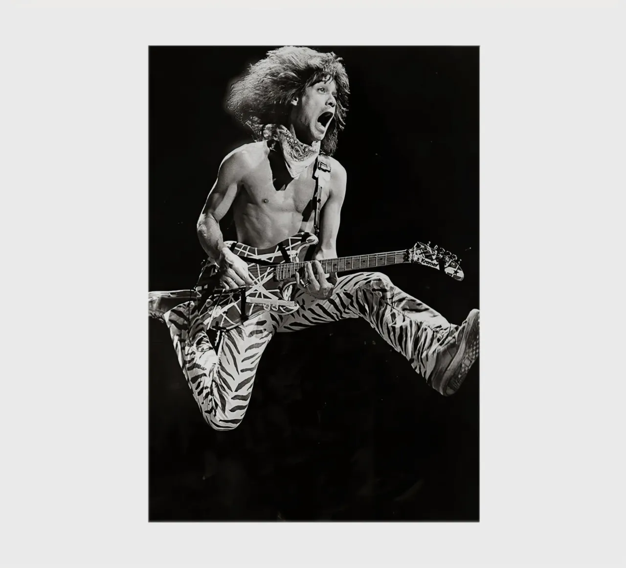Eddie Van Halen Jump notebook by Musadad Shop