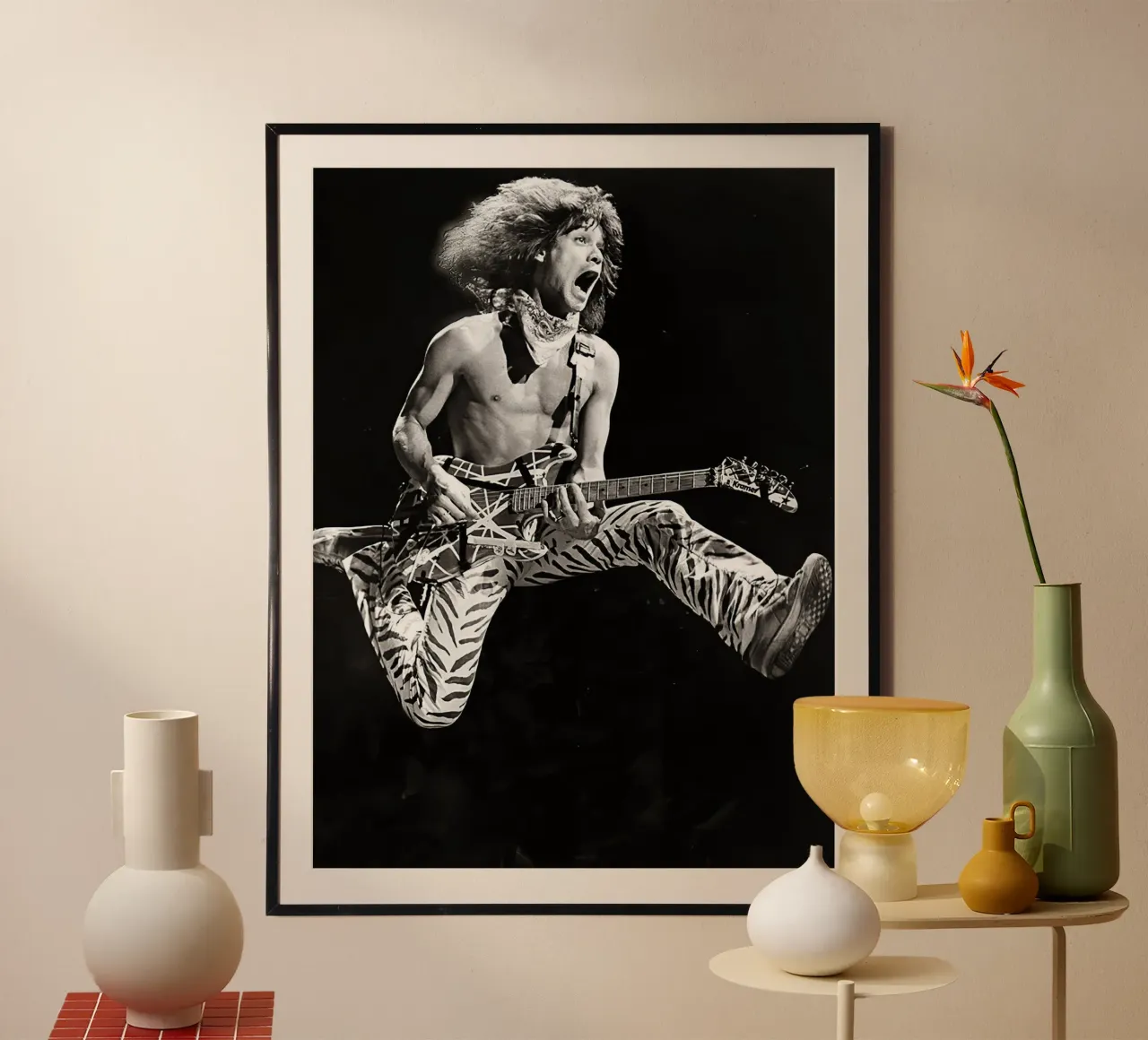 Eddie Van Halen Jump poster da Musadad Shop
