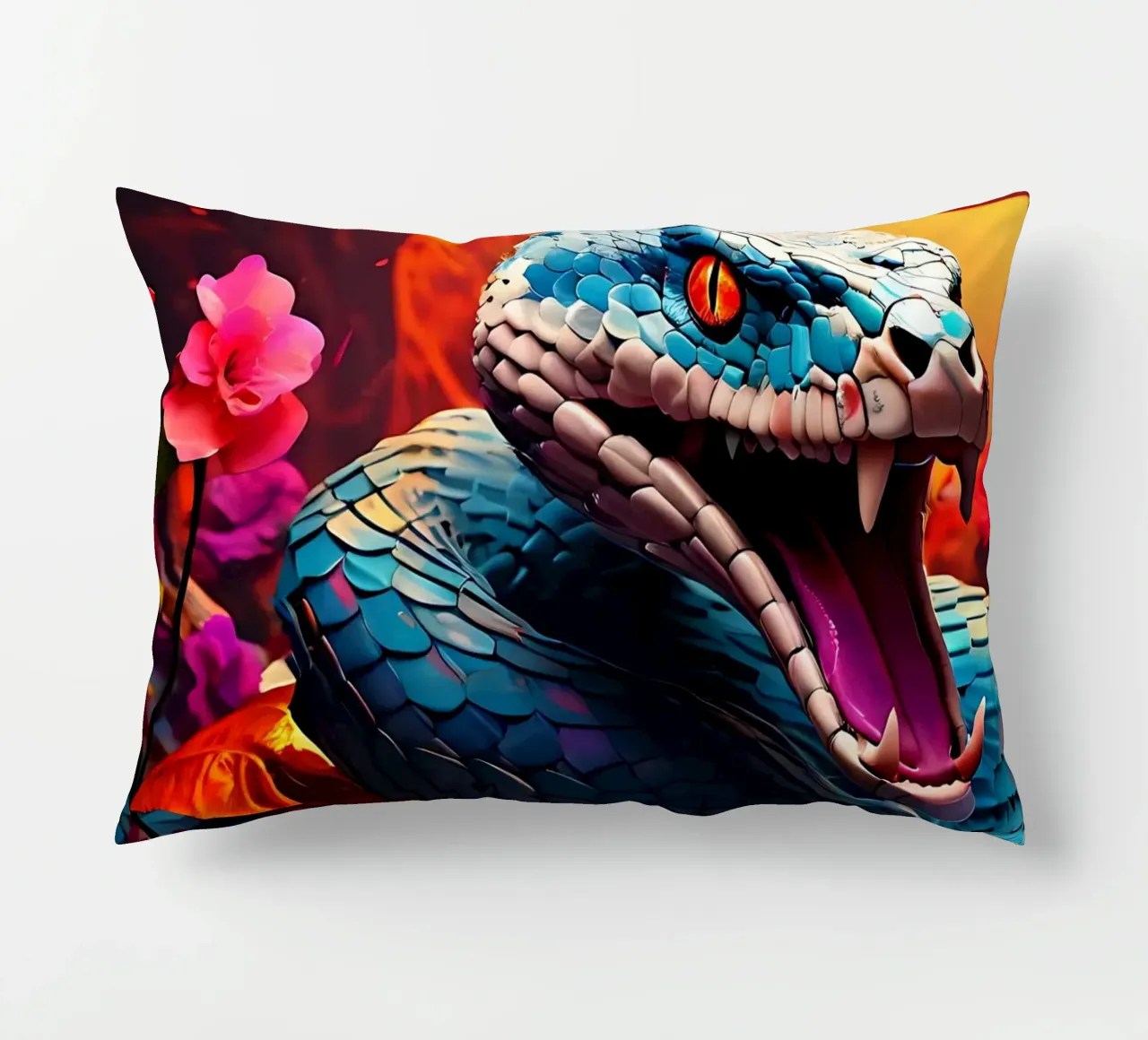 Stile_Serpente_J_1 cuscino da Tierisch bunt by LK