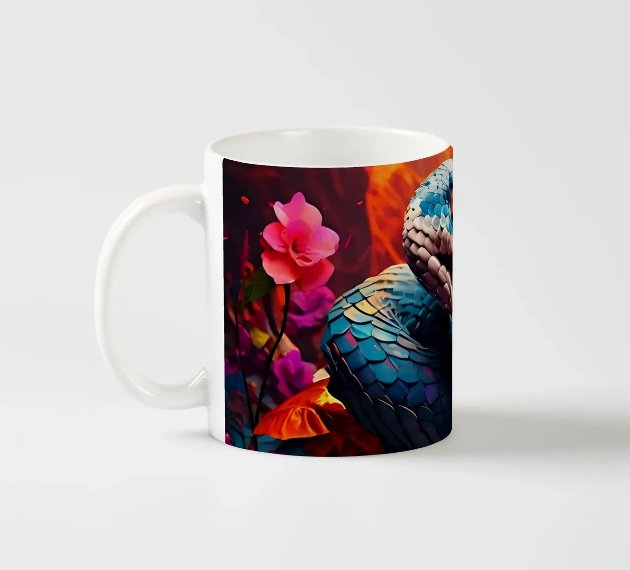 Stile_Serpente_J_1 tazza in ceramica da Tierisch bunt by LK