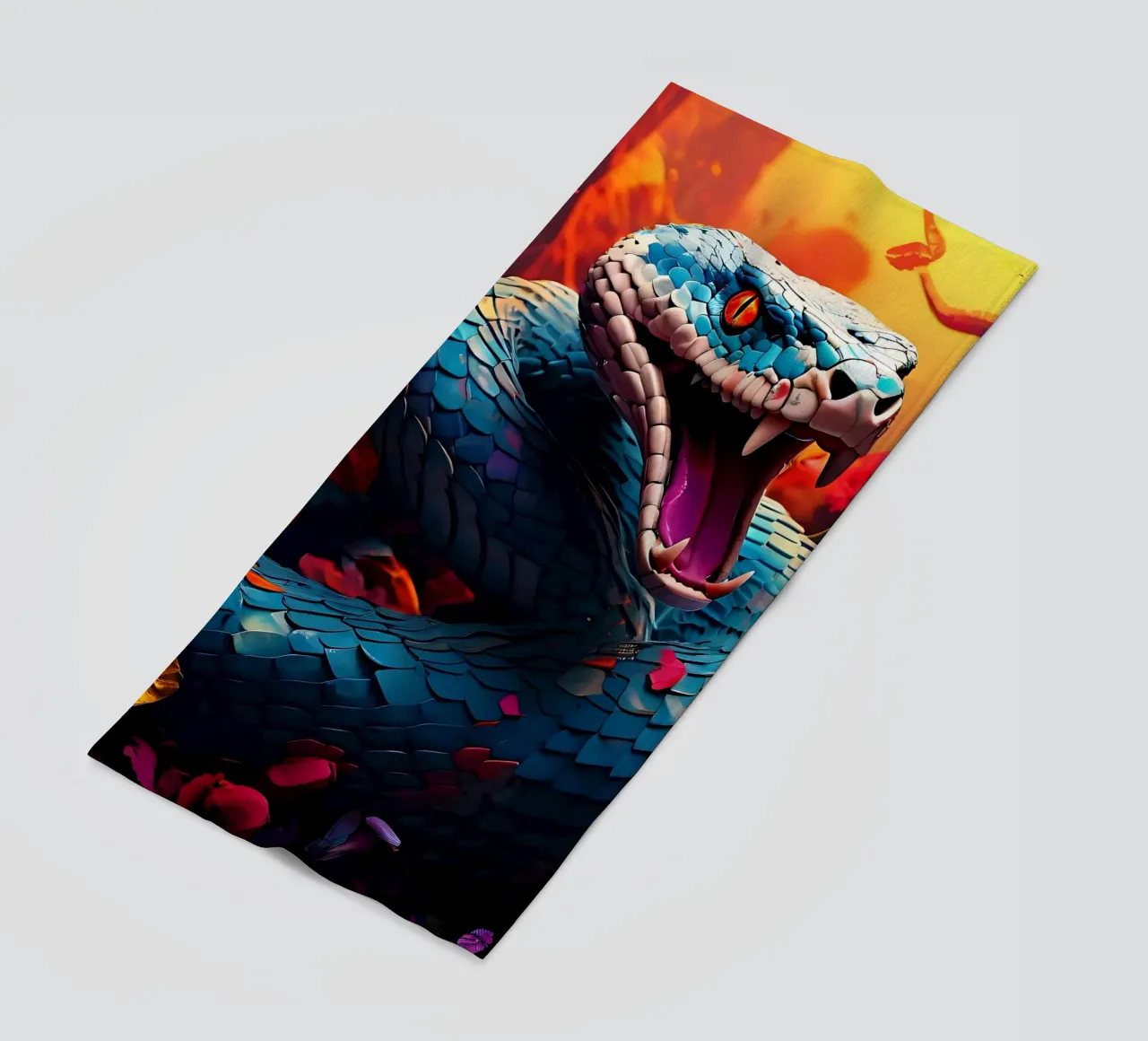 Stile_Serpente_J_1 telo mare da Tierisch bunt by LK