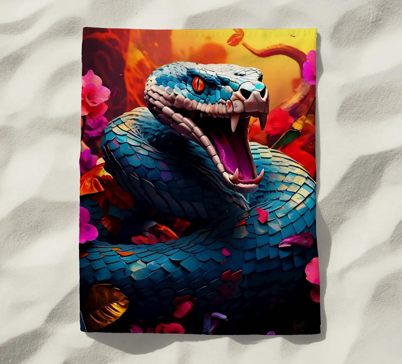 Stile_Serpente_J_1 telo mare da Tierisch bunt by LK