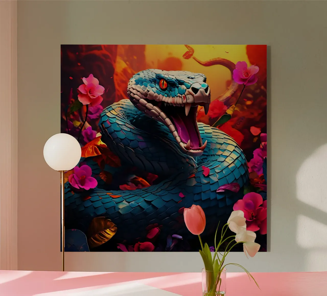 Stile_Serpente_J_1 plexiglass da Tierisch bunt by LK