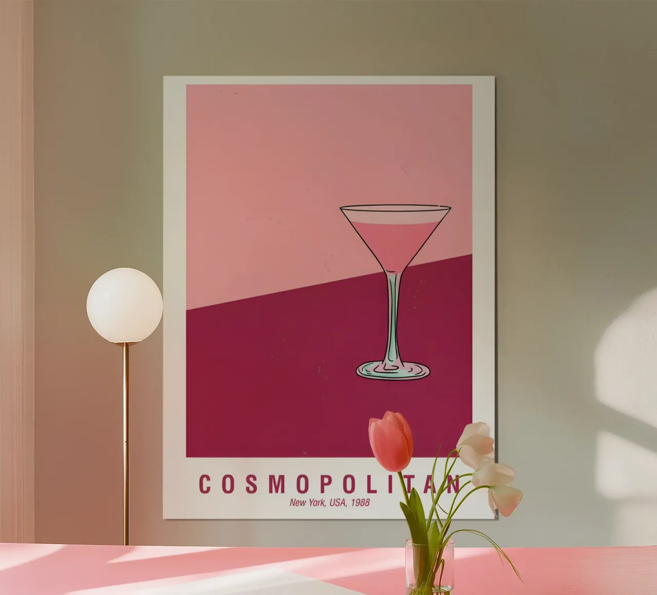 Cosmopolitan New York USA 1988 poster da janetlynn