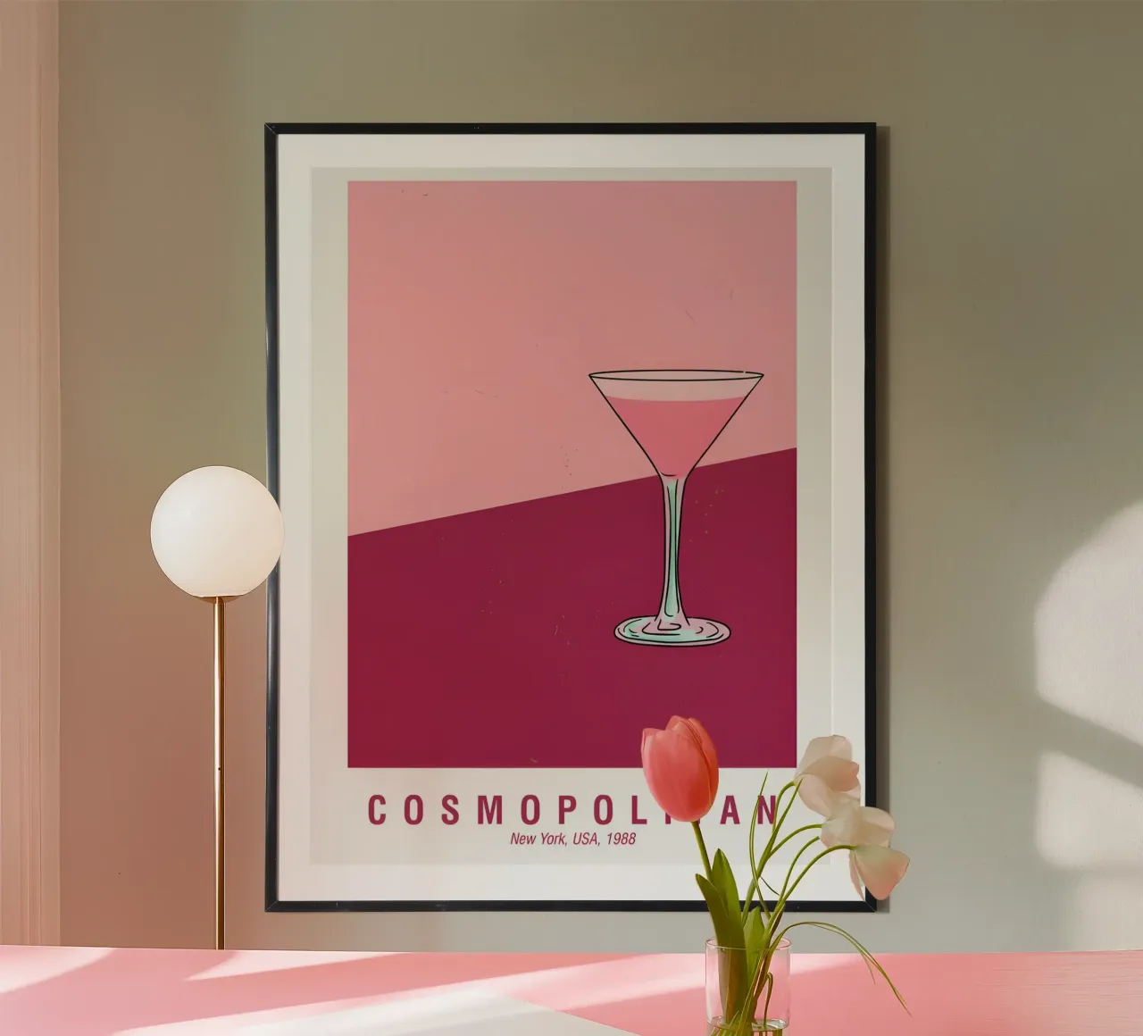 Cosmopolitan New York USA 1988 poster da janetlynn