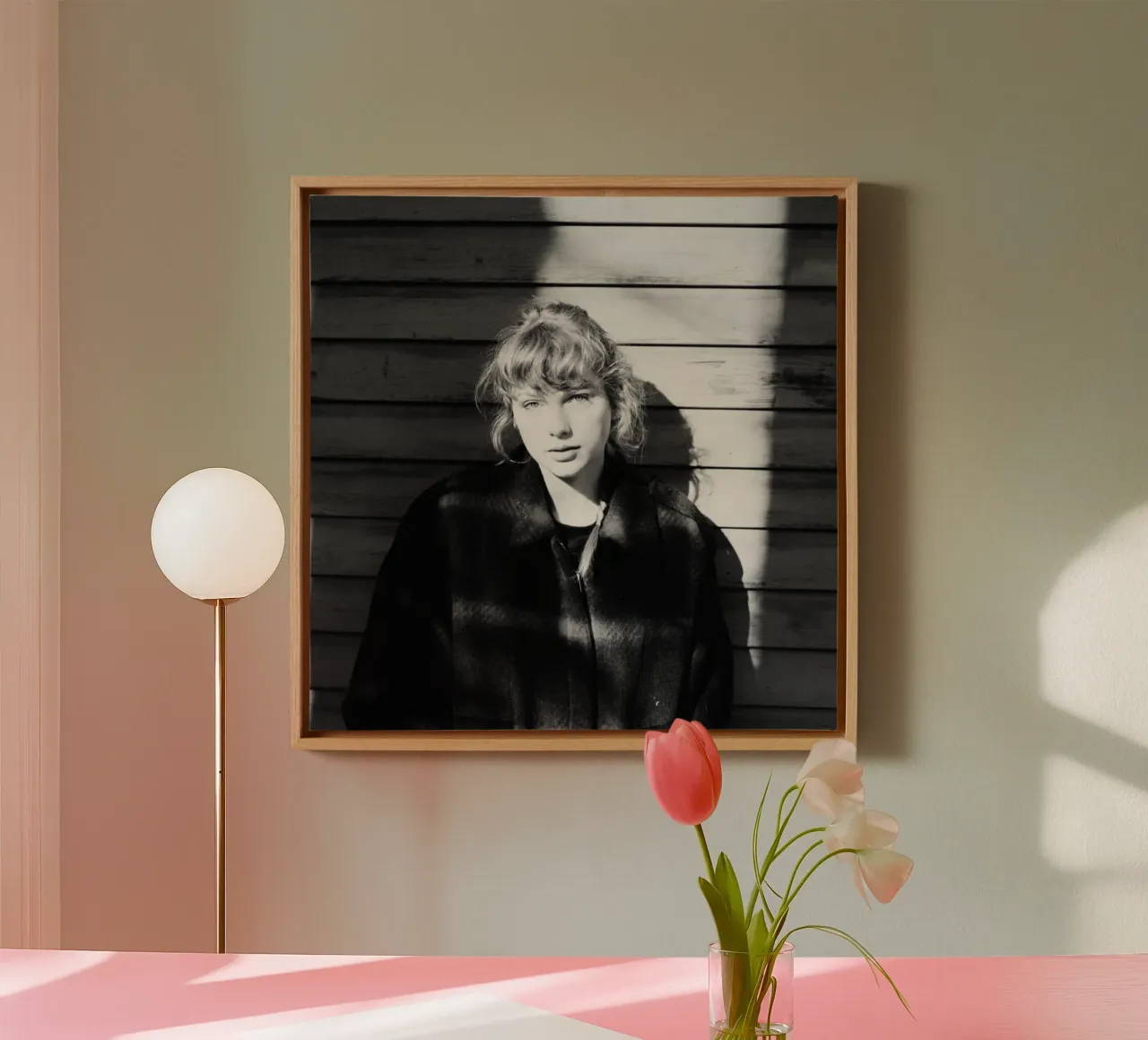 Potret Taylor Gierzwaluwen canvas van Home Band Shop