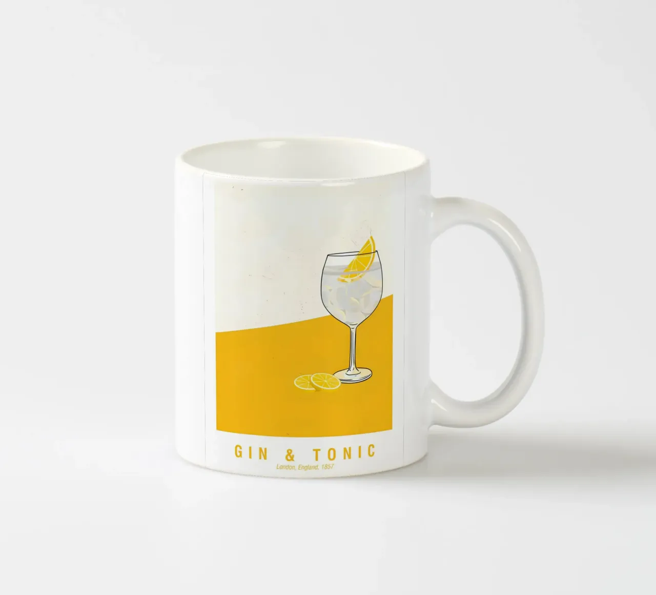 Gin And Tonic Londra Inghilterra 1857 tazza in ceramica da janetlynn