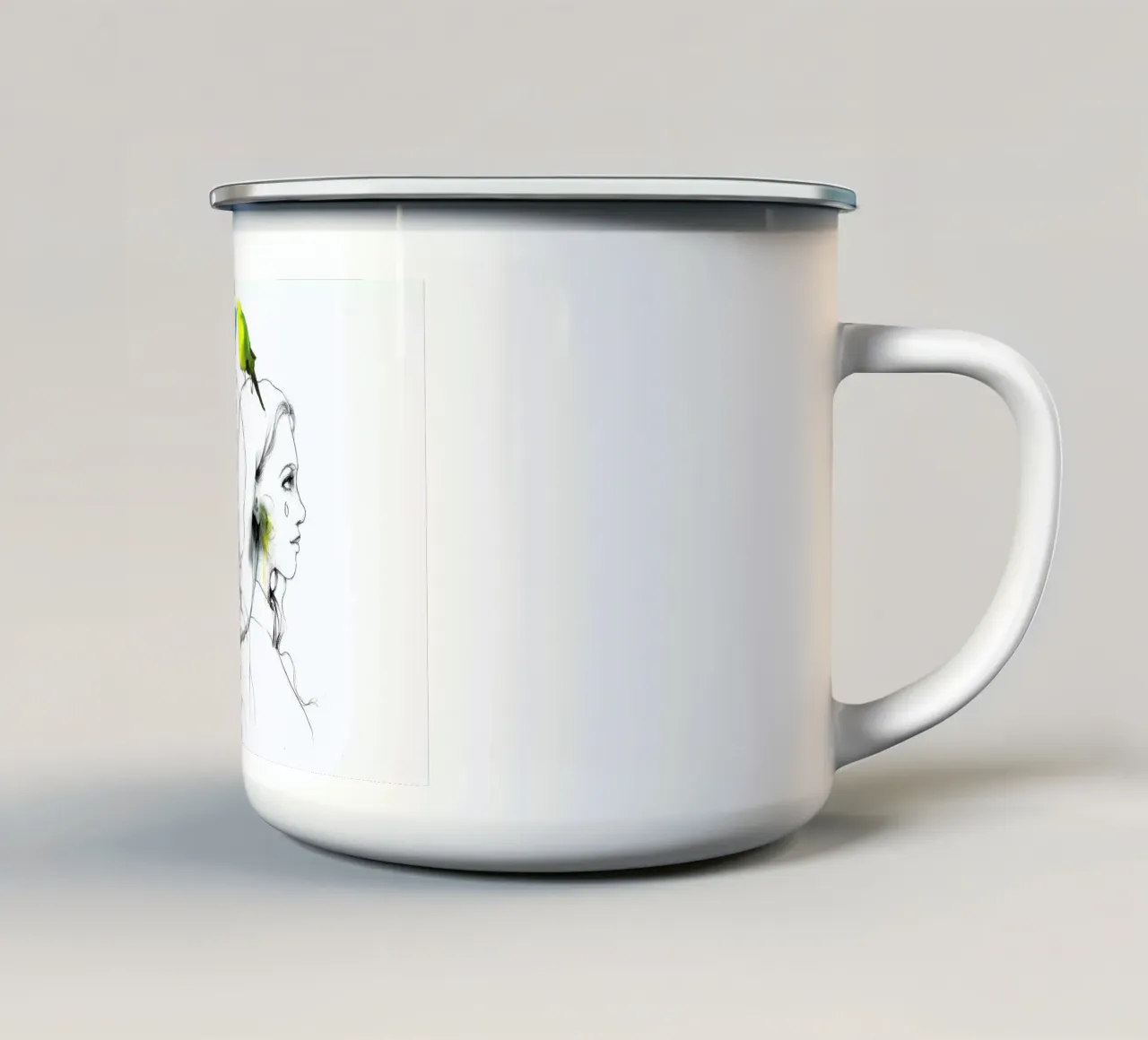 Love tazza in smalto da Ina Stanimirova