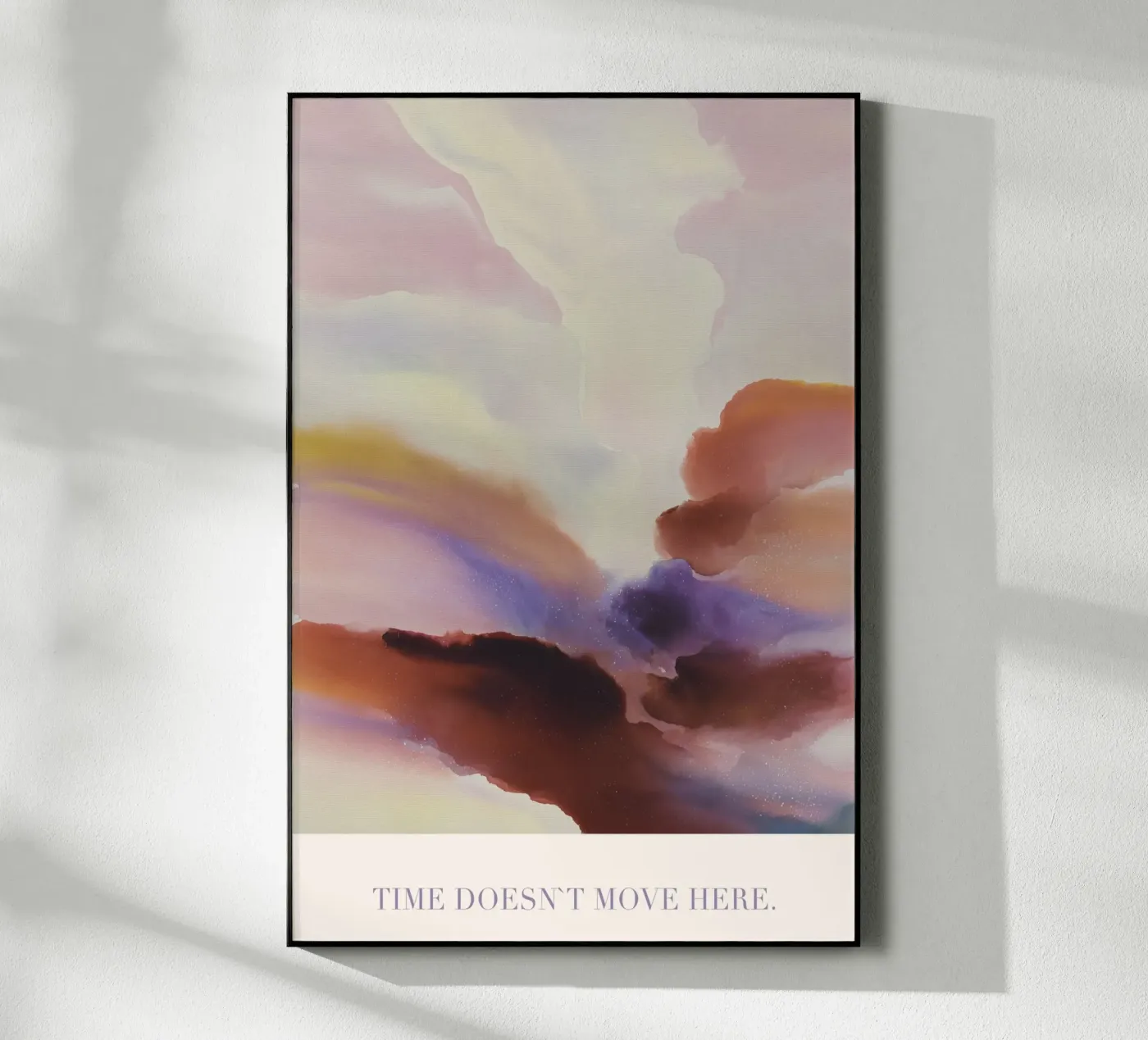 Time Doesn`t Move Here Acryl-Glas von treechild