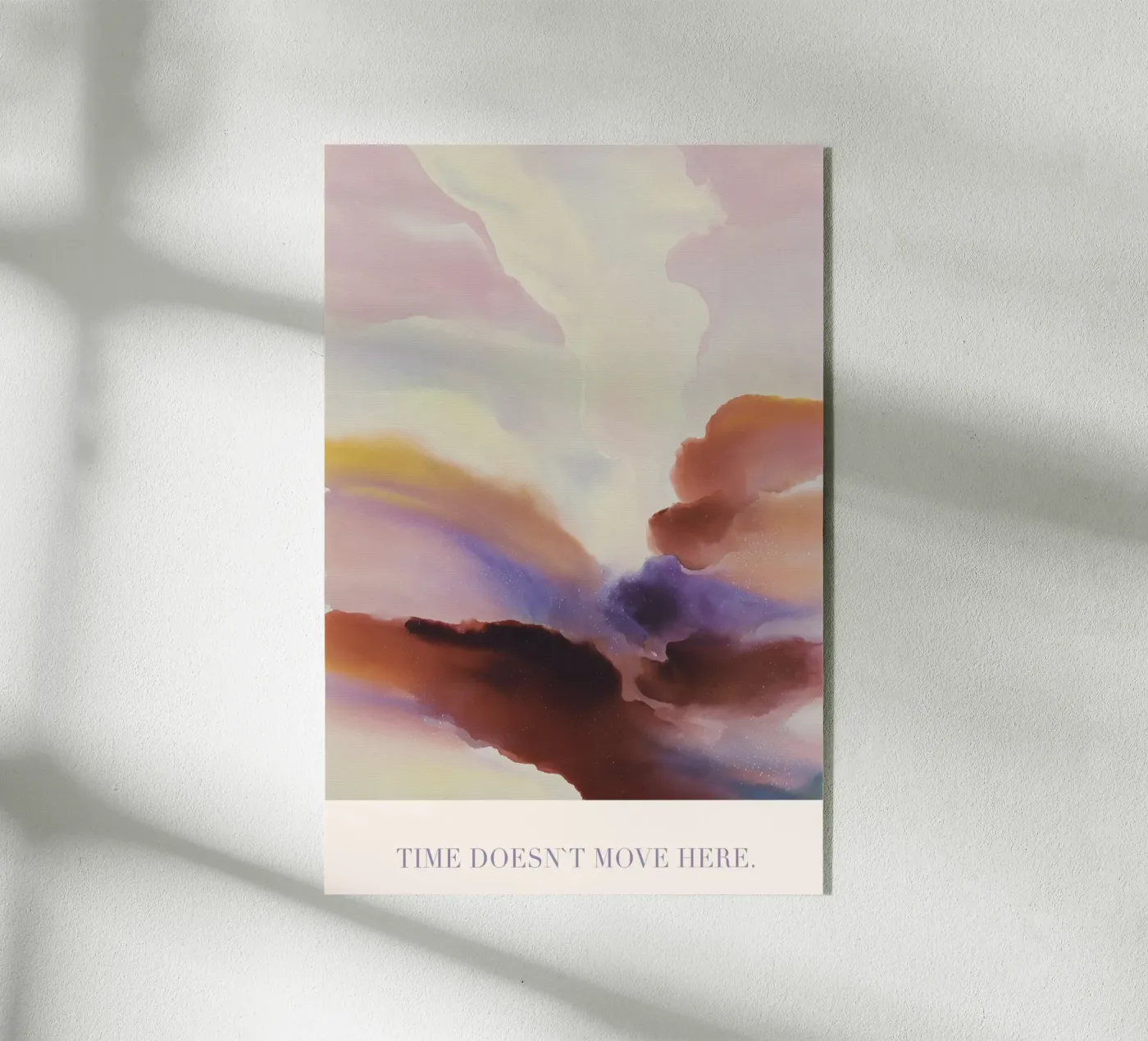 Time Doesn`t Move Here Acryl-Glas von treechild