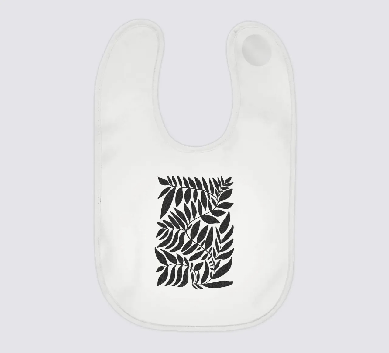 Leafy black bavaglino da TijanaArtStudio88