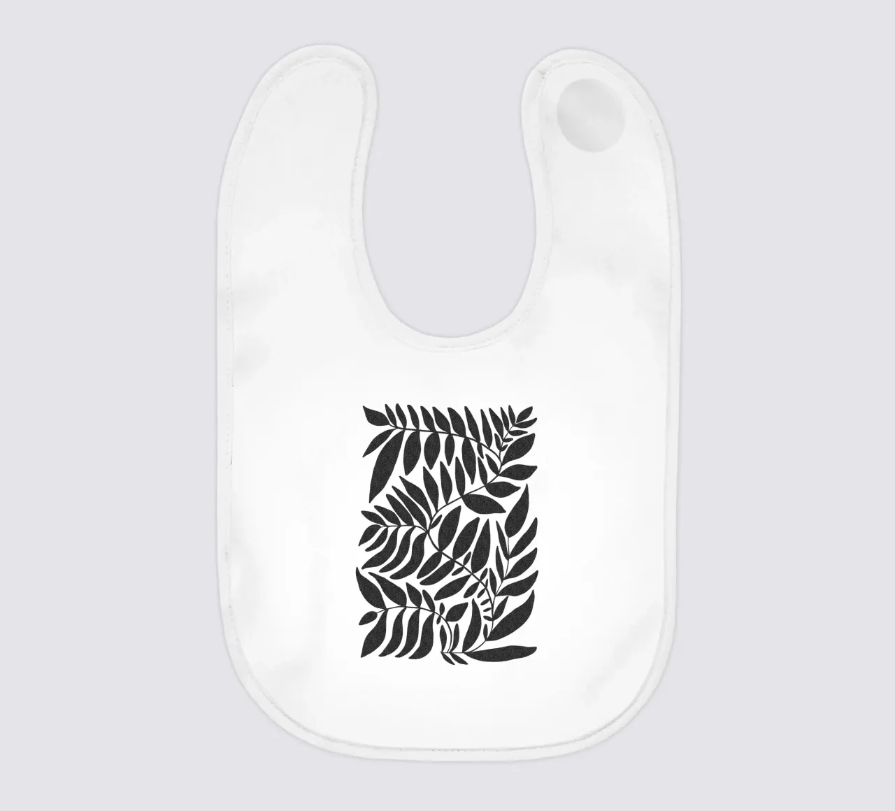 Leafy black bavaglino da TijanaArtStudio88