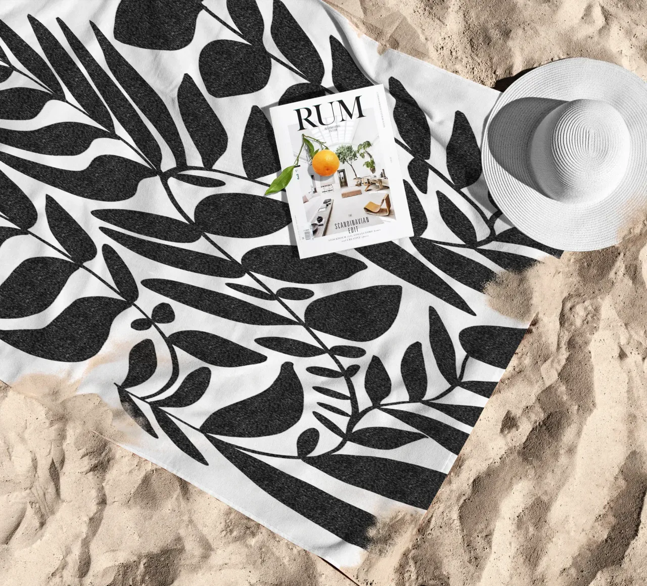 Leafy black telo mare da TijanaArtStudio88