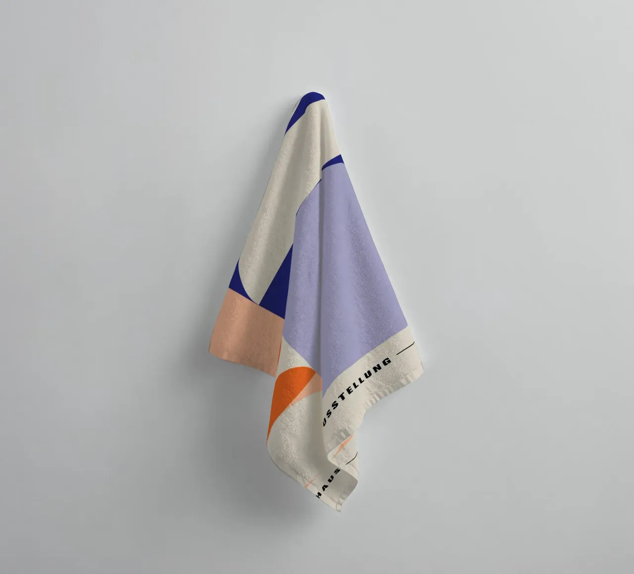 circle arch rectangle towel by David Taylor