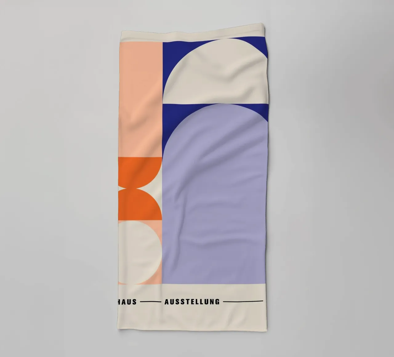 circle arch rectangle towel by David Taylor