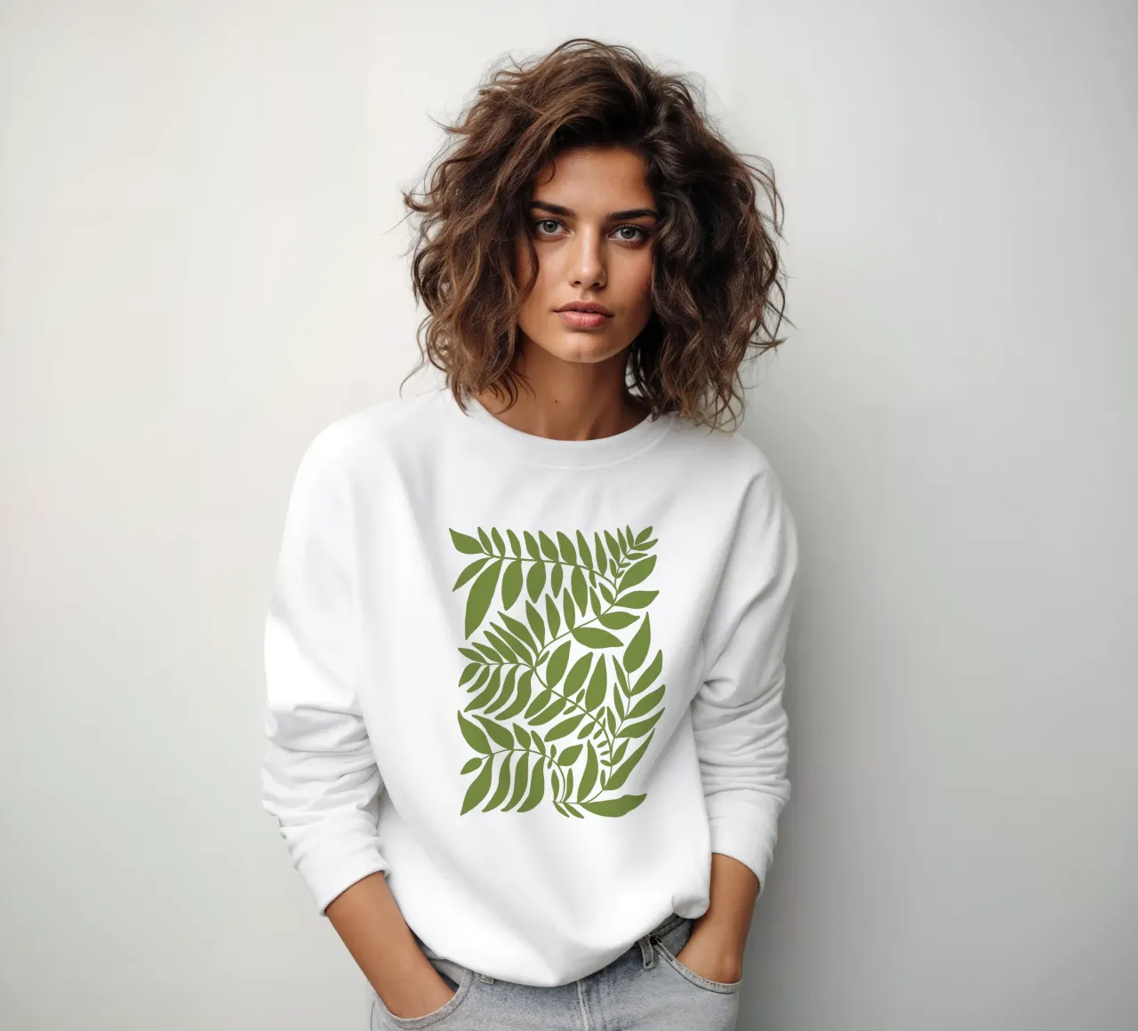 Leafy green felpa da TijanaArtStudio88