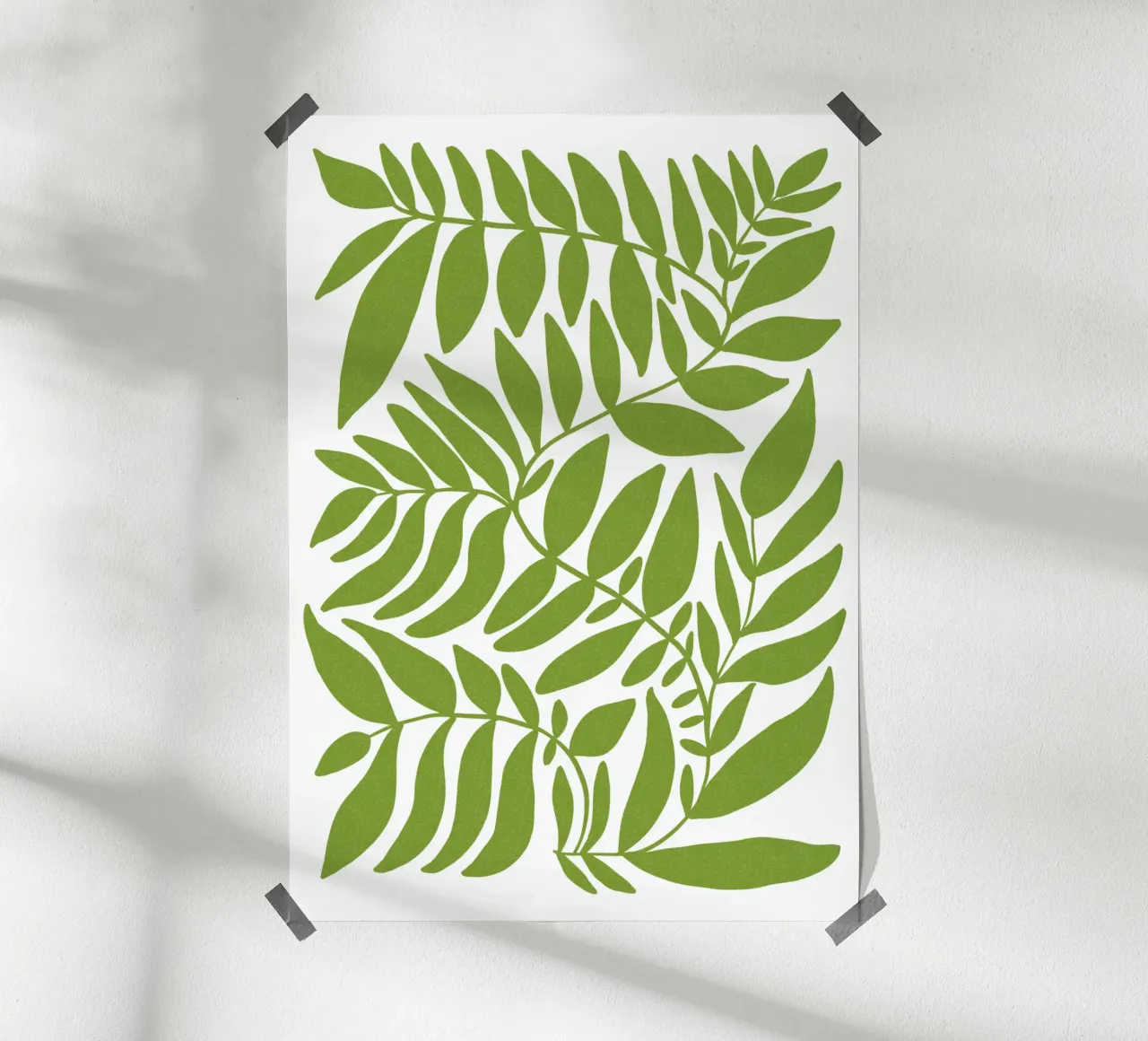 Leafy green poster da TijanaArtStudio88