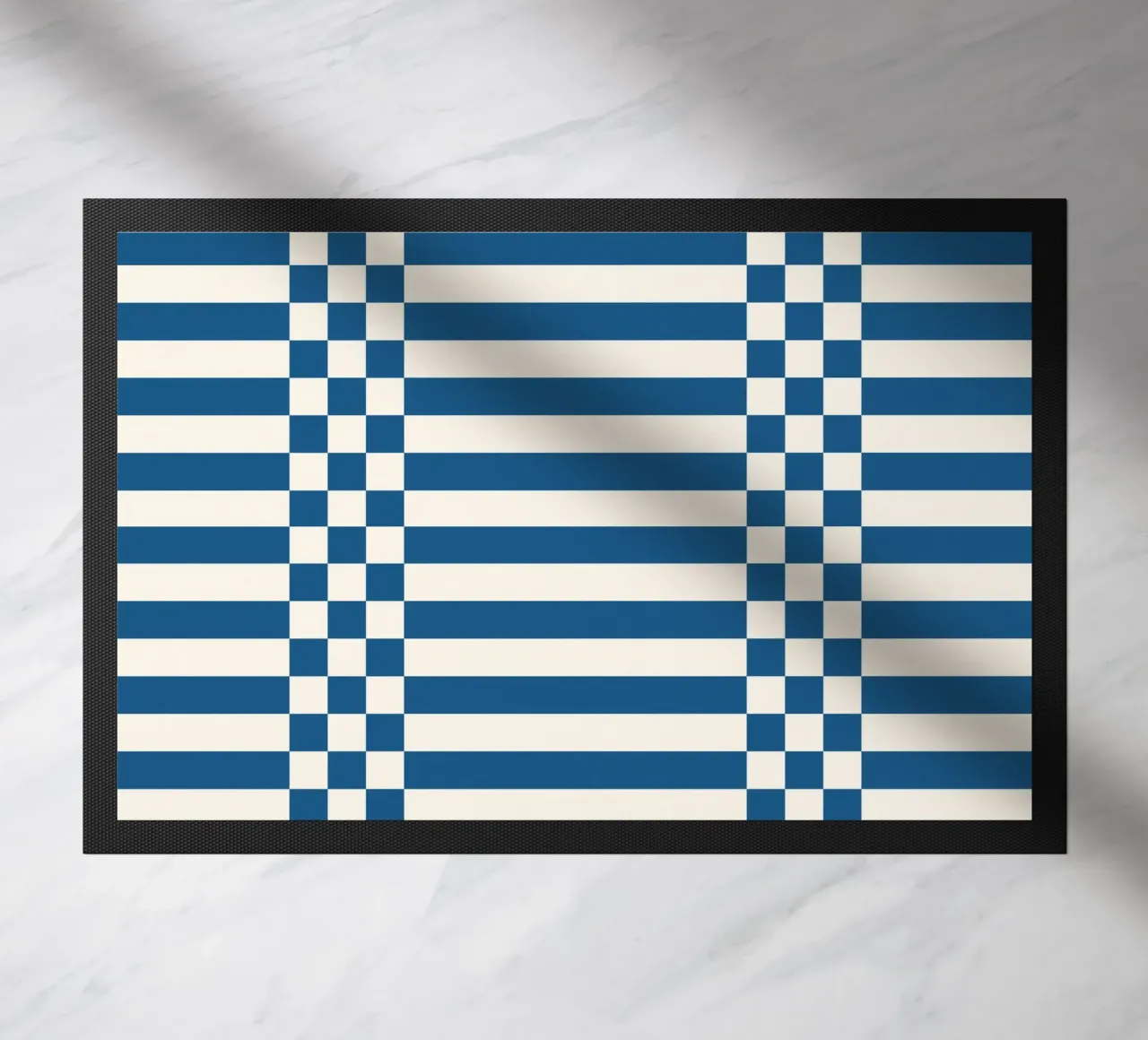 Blue checks and lines zerbino da TijanaArtStudio88