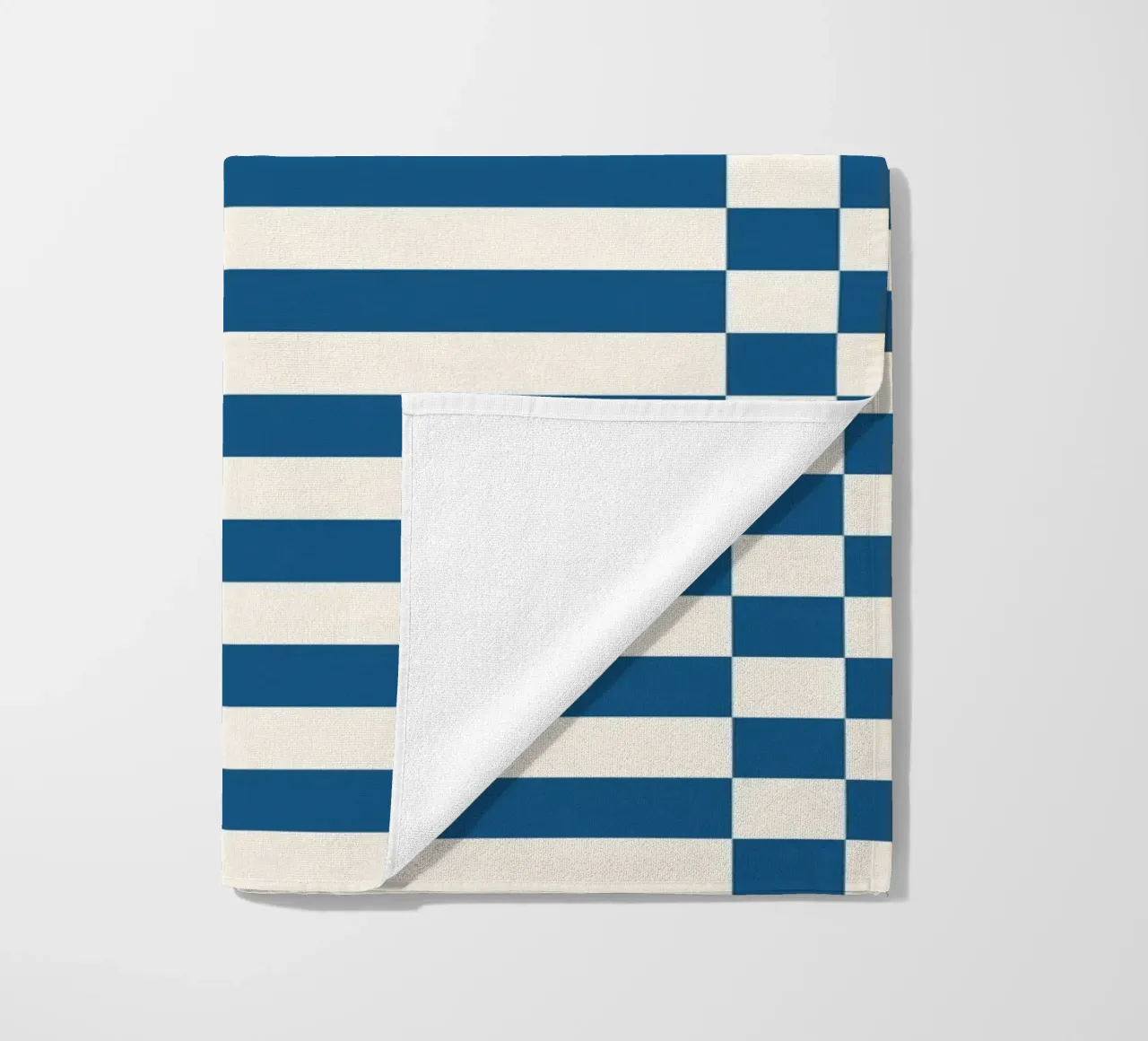 Blue checks and lines telo mare da TijanaArtStudio88