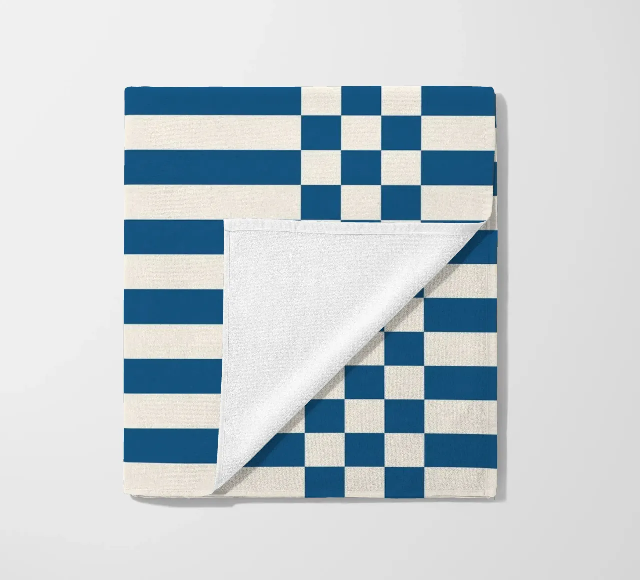 Blue checks and lines telo mare da TijanaArtStudio88