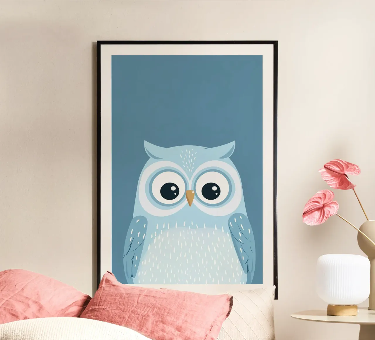 Owl in the Stars poster da wonderfolk