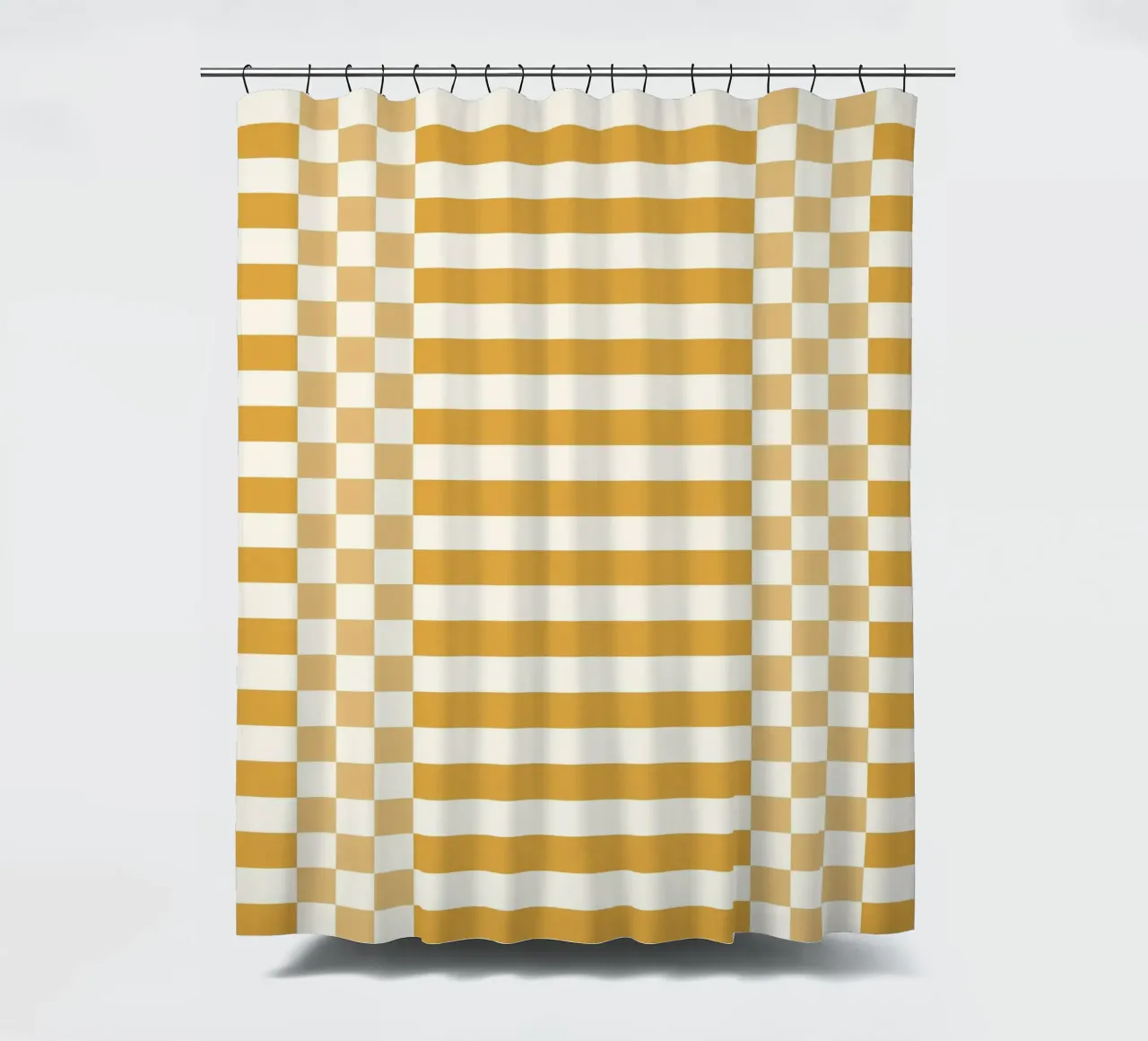 Light yellow checks and lines tenda da doccia da TijanaArtStudio88