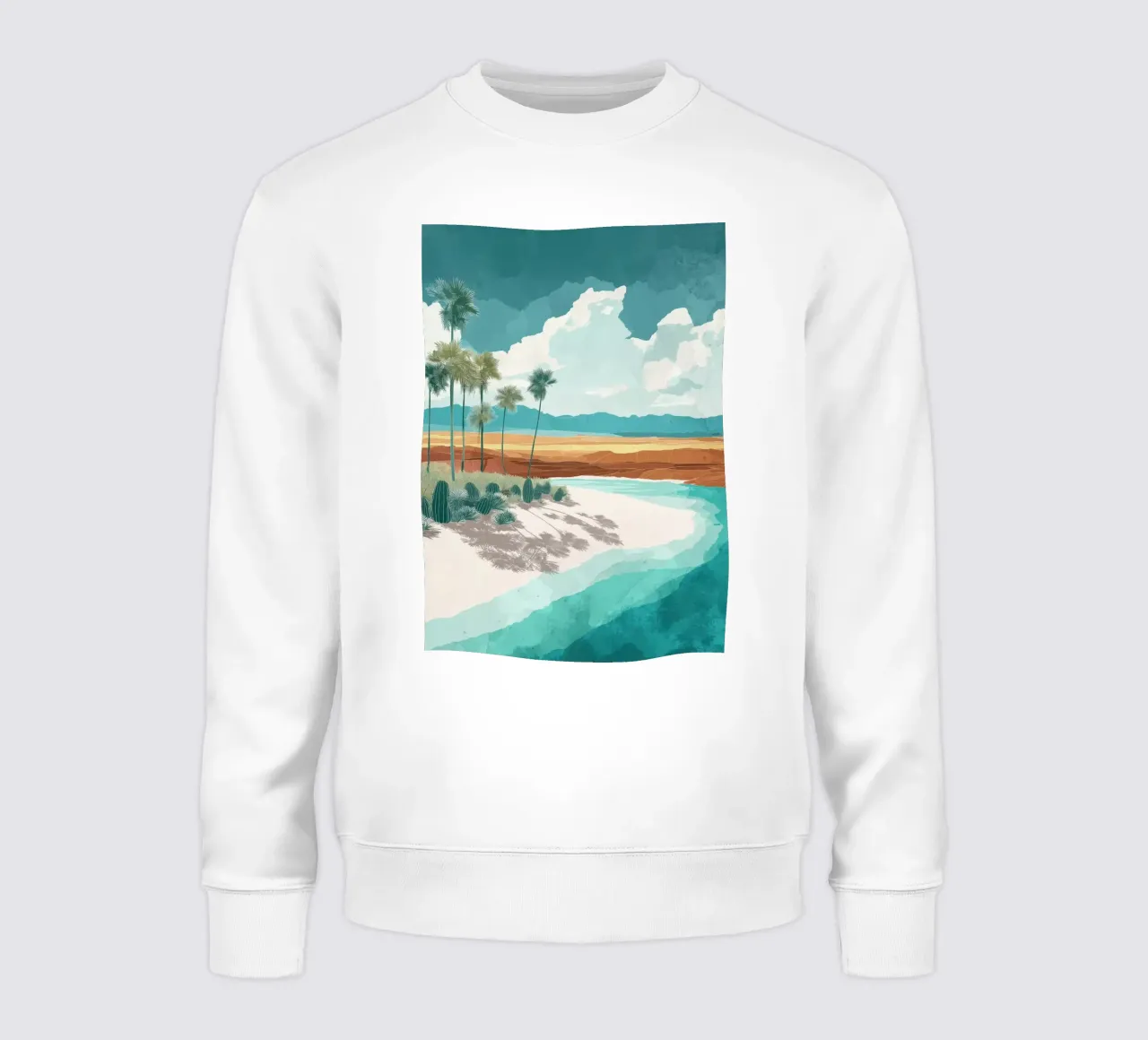 Tropical Mirage – Desert Dreams by the Shore felpa da Dune