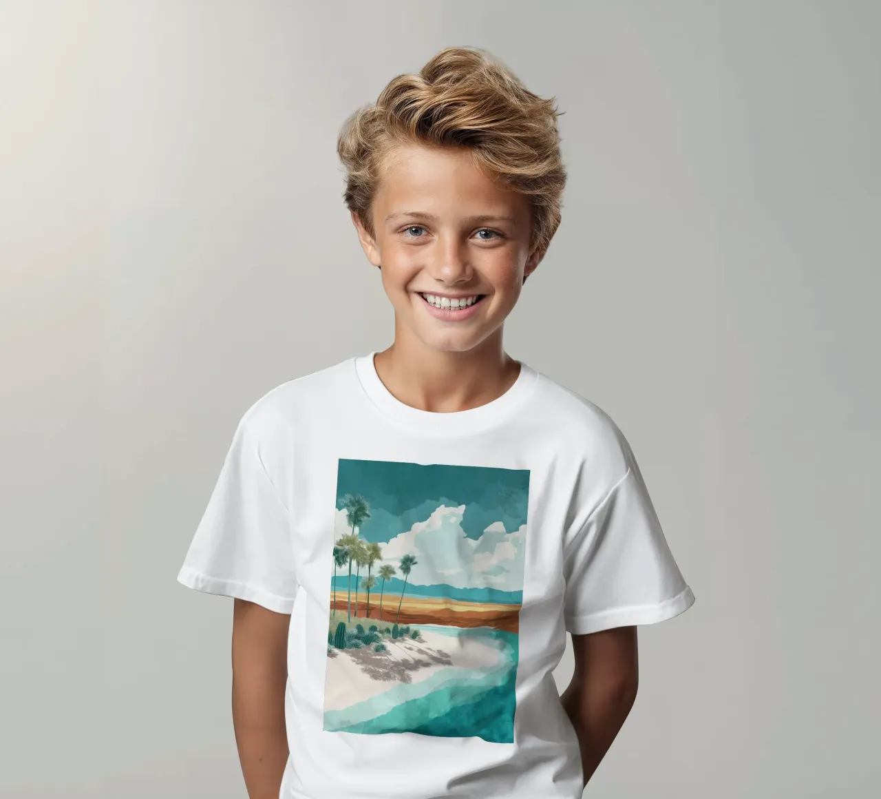 Tropical Mirage – Desert Dreams by the Shore t-shirt bambini da Dune