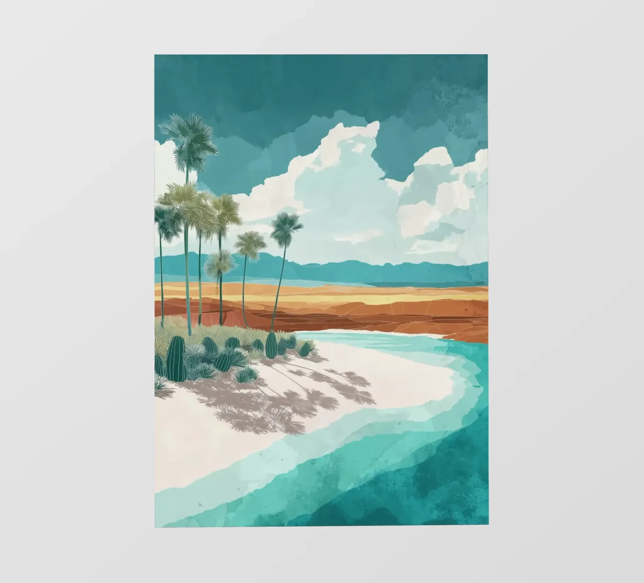 Tropical Mirage – Desert Dreams by the Shore telo in pvc da Dune