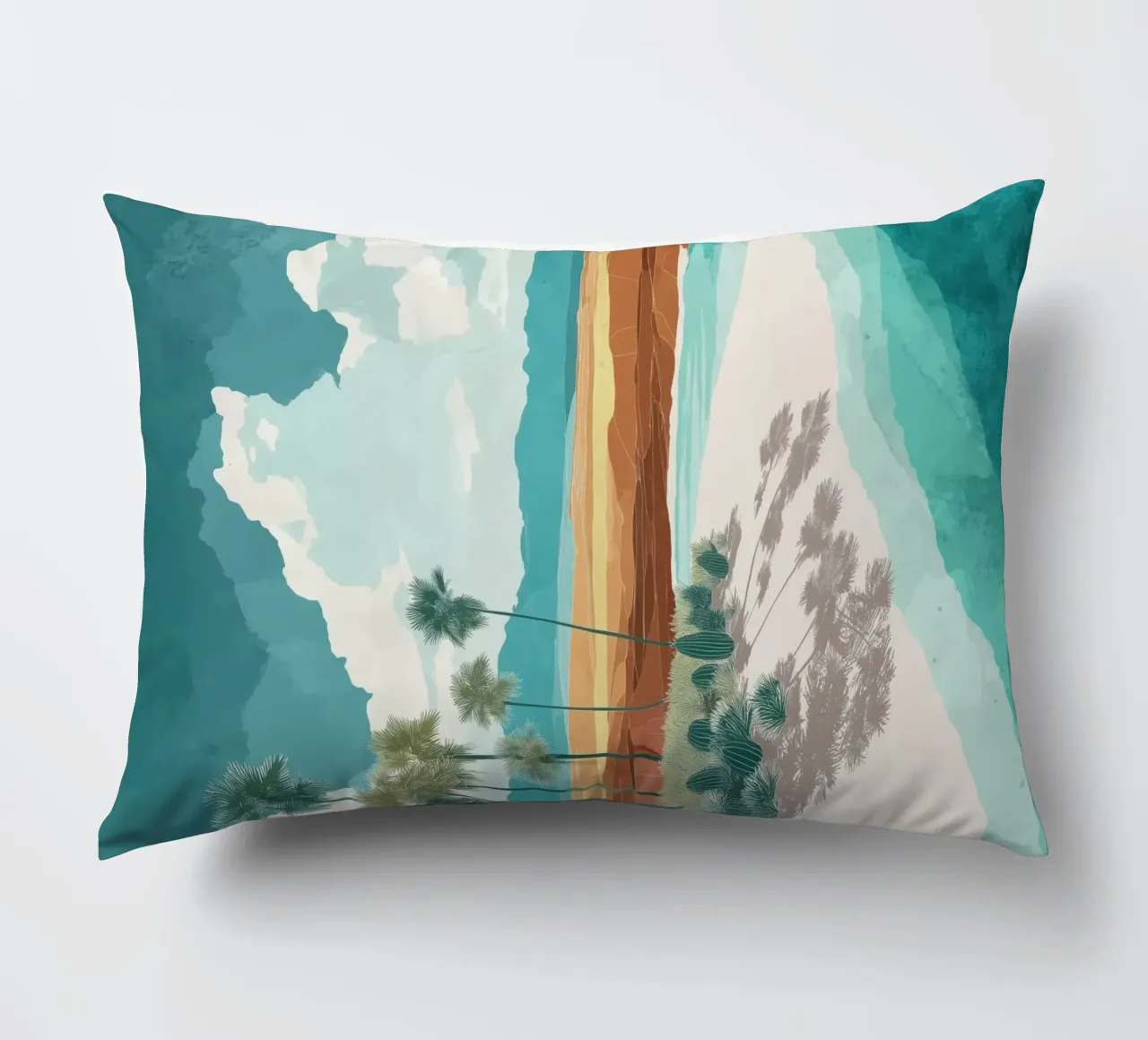 Tropical Mirage – Desert Dreams by the Shore cuscino da Dune