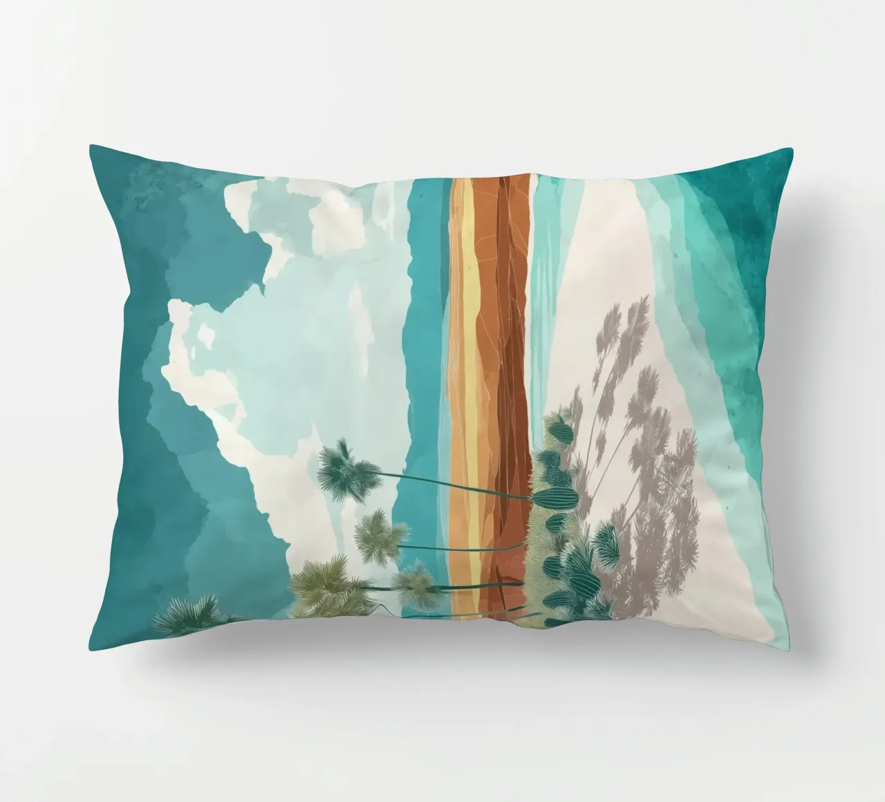 Tropical Mirage – Desert Dreams by the Shore cuscino da Dune