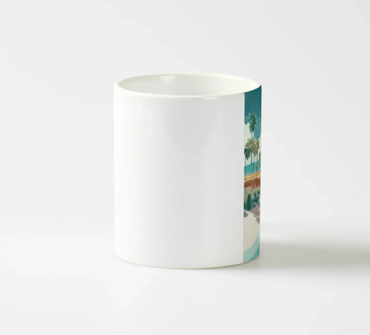 Tropical Mirage – Desert Dreams by the Shore tazza in ceramica da Dune