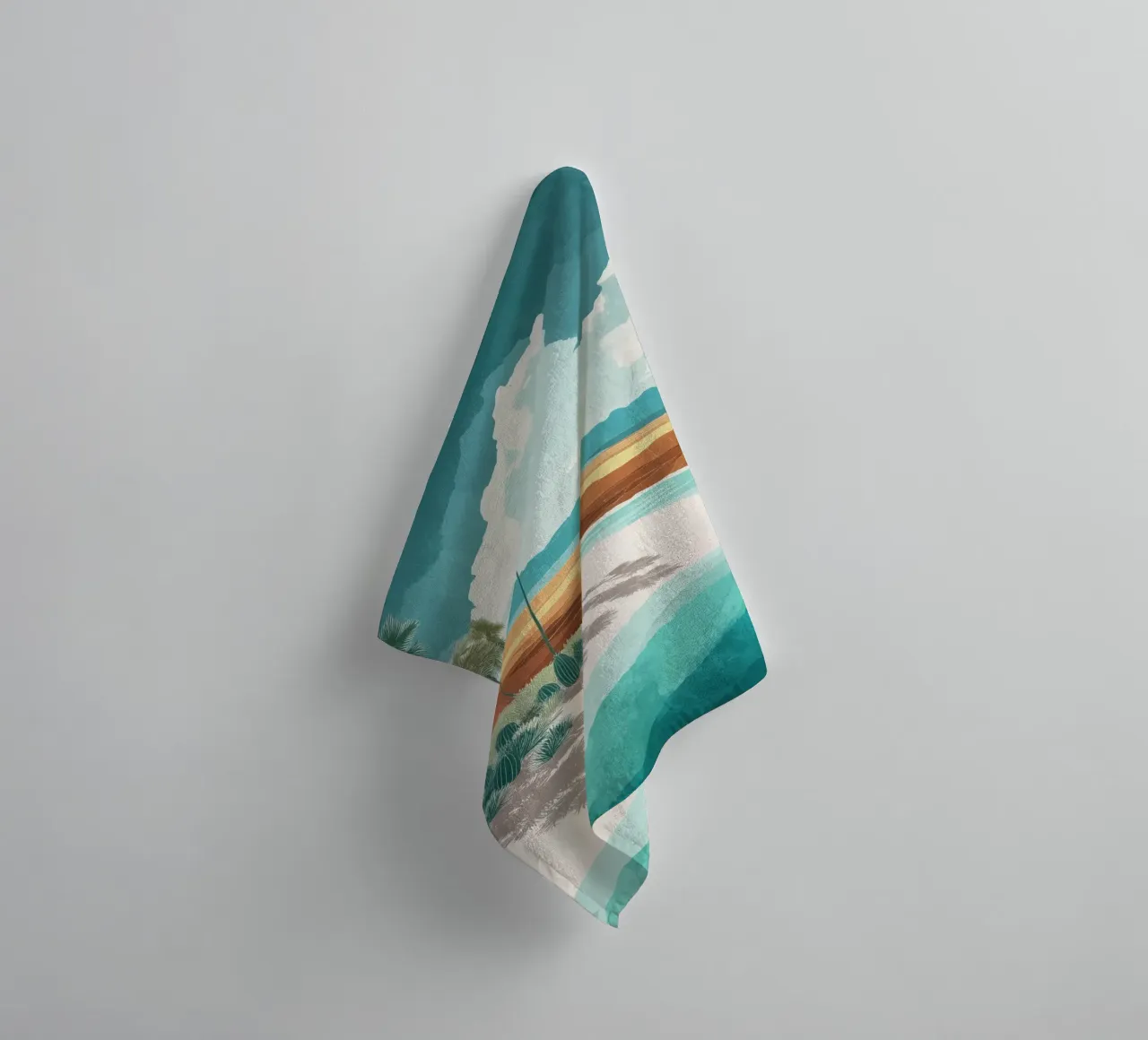 Tropical Mirage – Desert Dreams by the Shore asciugamano da bagno da Dune