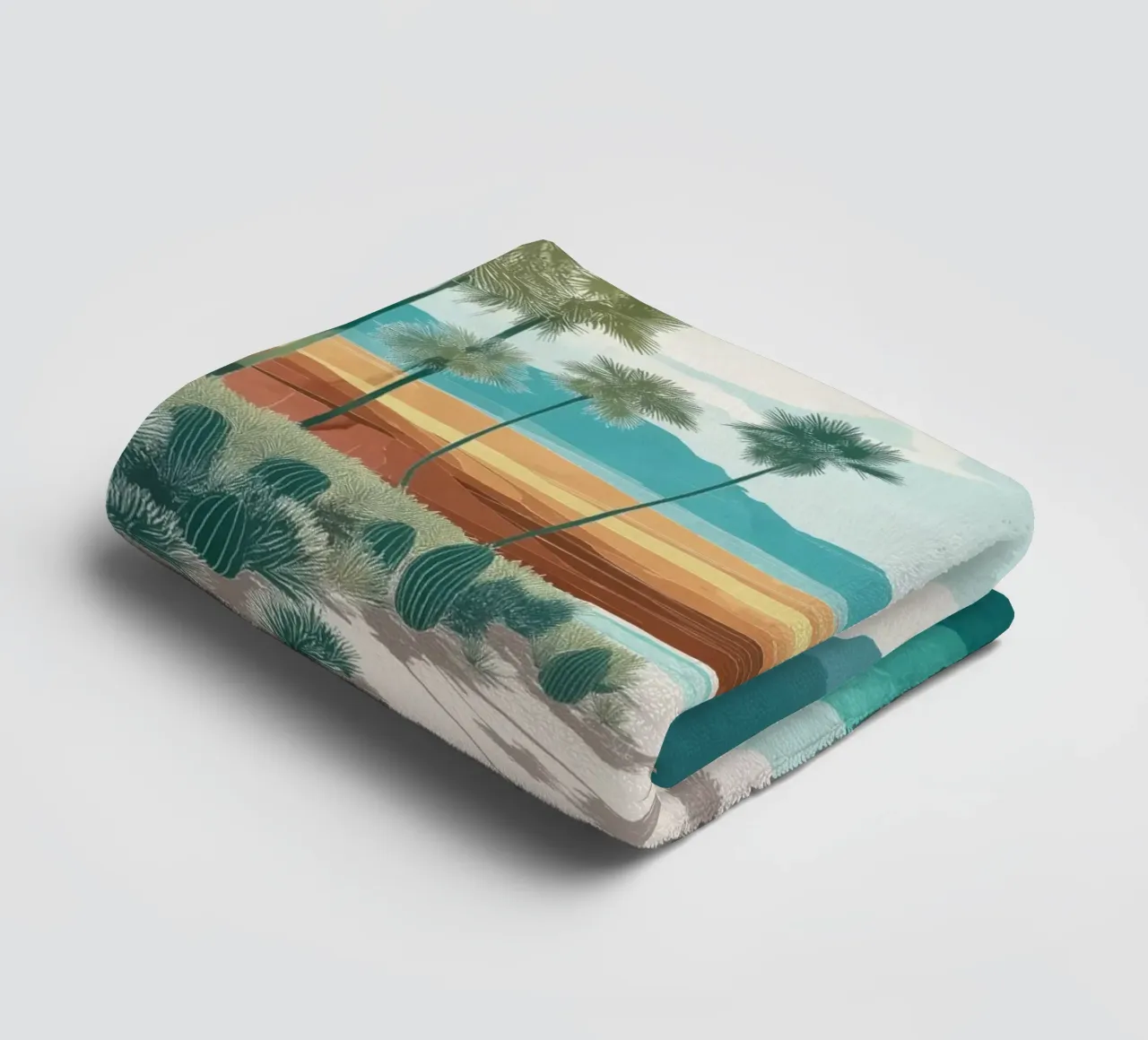Tropical Mirage – Desert Dreams by the Shore asciugamano da bagno da Dune